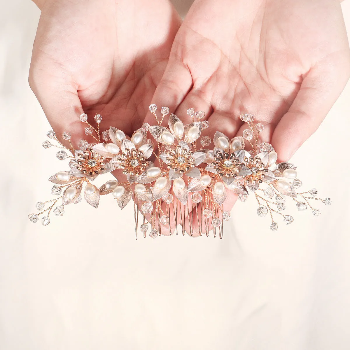 Bride Hair Comb Wedding Hair Accessories for Brides 628657991507 sold by Cocomelody product image thumbnail 3