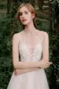 A-Line Sweep-Brush Train Lace Tulle Wedding Dress CW2754 sold by Cocomelody