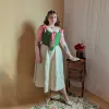 Colette Linen Corset sold by Haus Dahlia