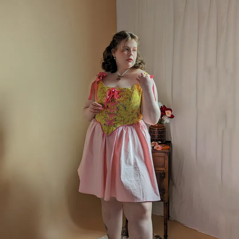 Colette Corset & Chloe Skirt sold by Haus Dahlia