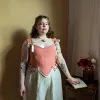 Rosalie Linen Corset sold by Haus Dahlia