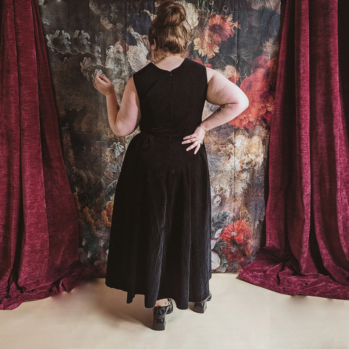 Emma Velvet Dress sold by Haus Dahlia product image thumbnail 3