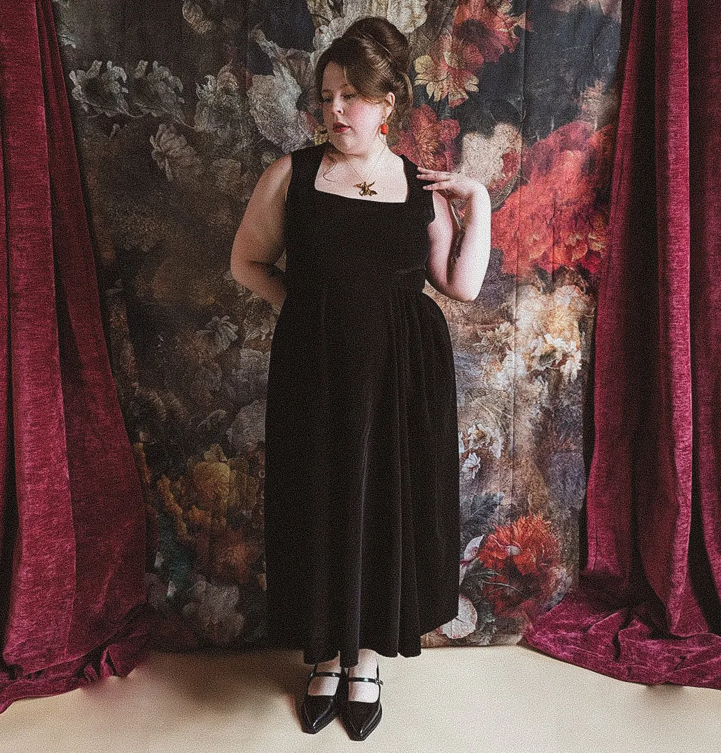 Emma Velvet Dress sold by Haus Dahlia product image thumbnail 5