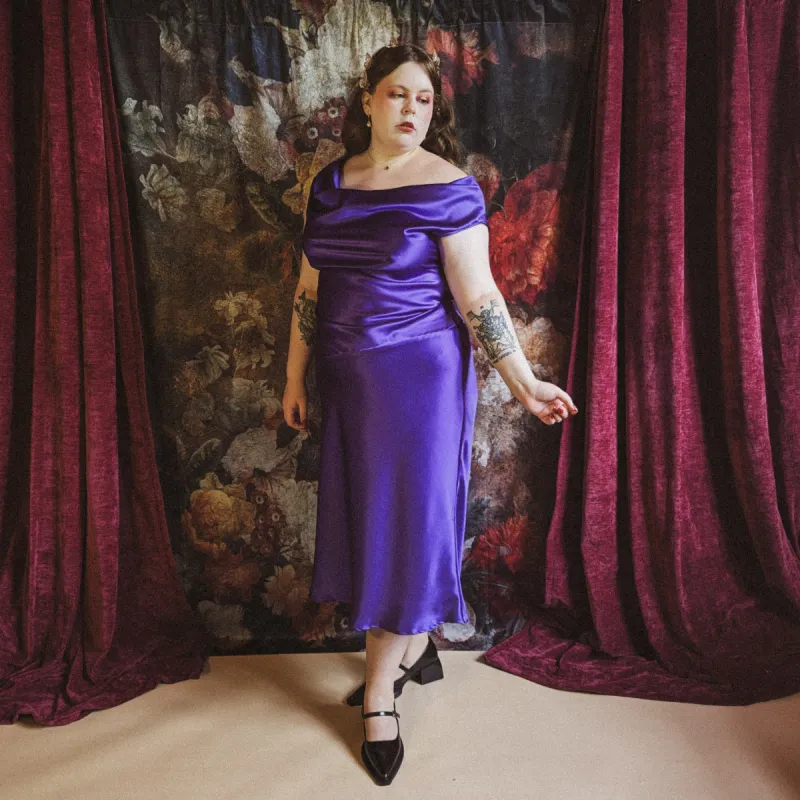 Leda Silk Dress sold by Haus Dahlia