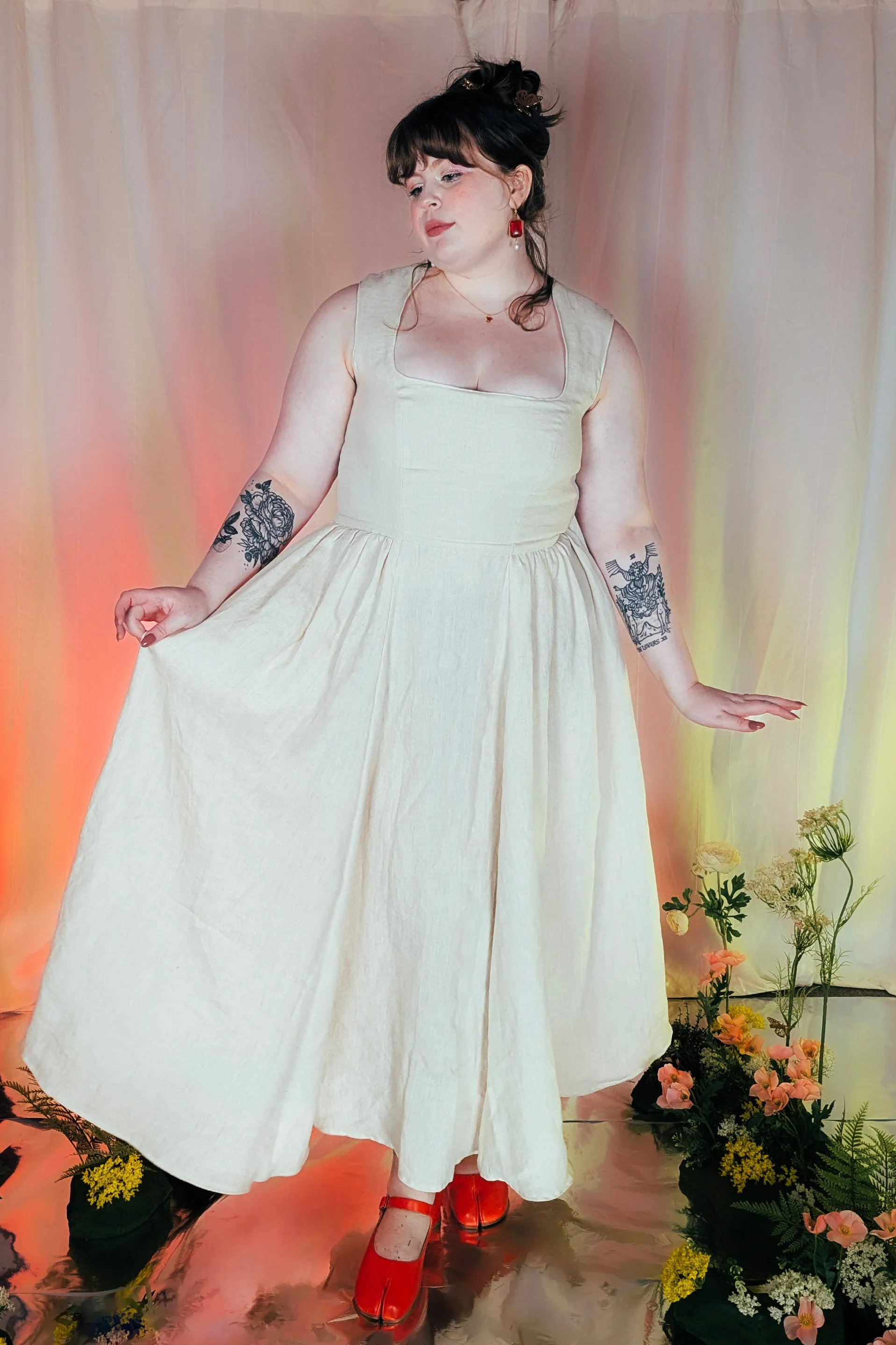 Rowan Linen Dress sold by Haus Dahlia product image thumbnail 3