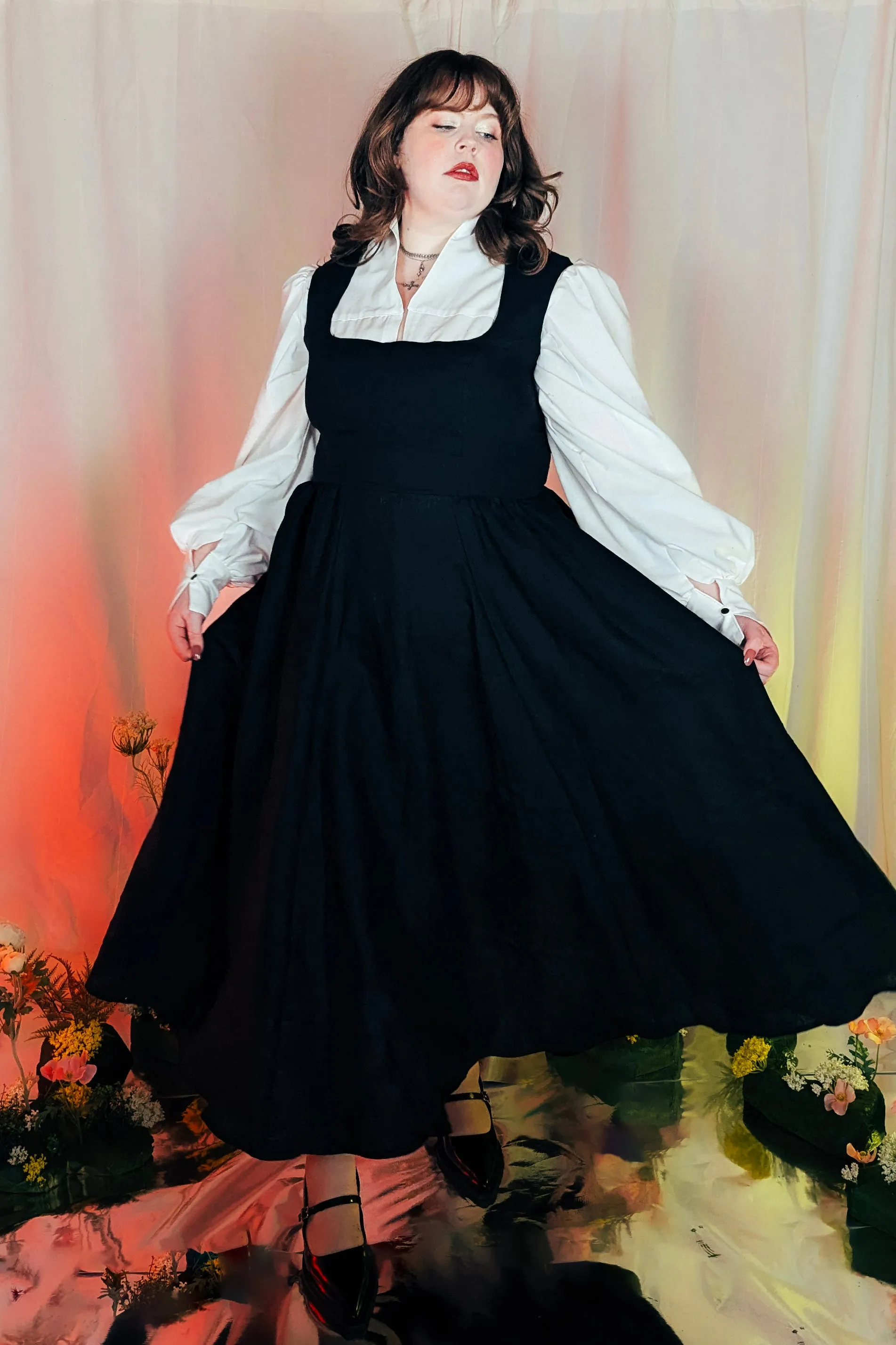 Rowan Linen Dress sold by Haus Dahlia