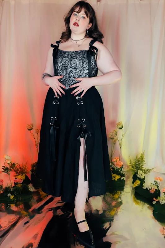 Brianna Linen Skirt sold by Haus Dahlia