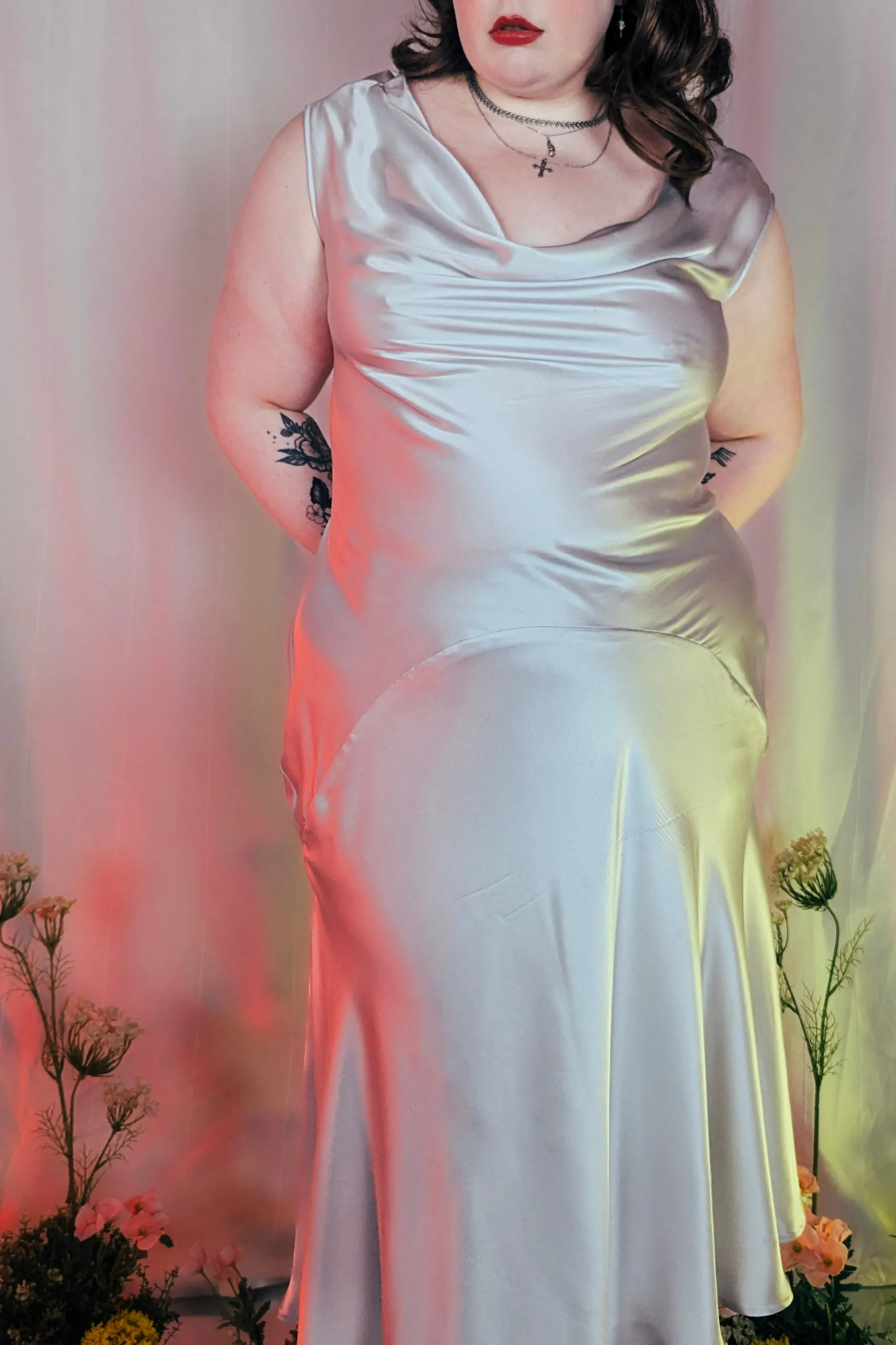 Guinevere Silk Dress sold by Haus Dahlia product image thumbnail 5