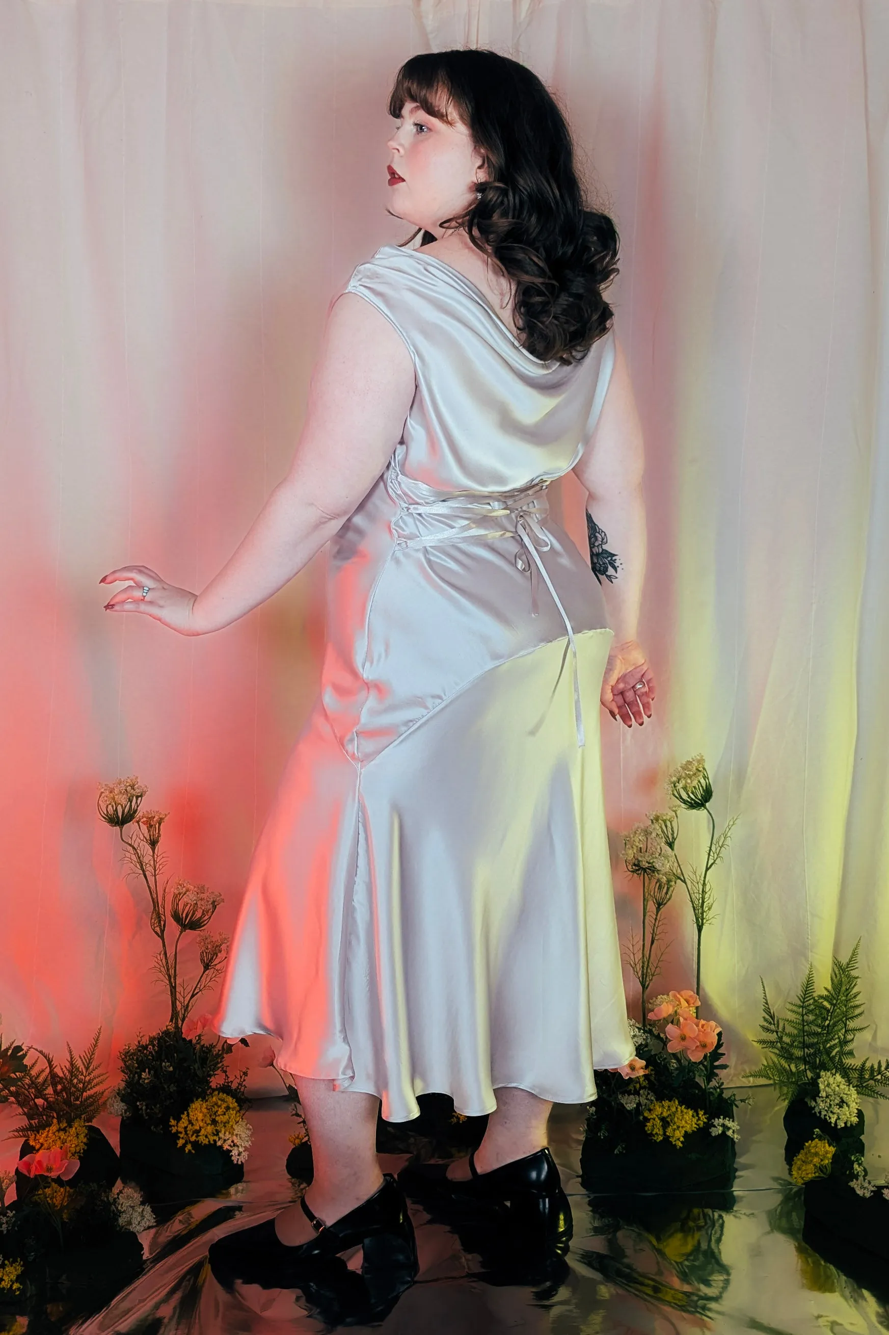Guinevere Silk Dress sold by Haus Dahlia product image thumbnail 3