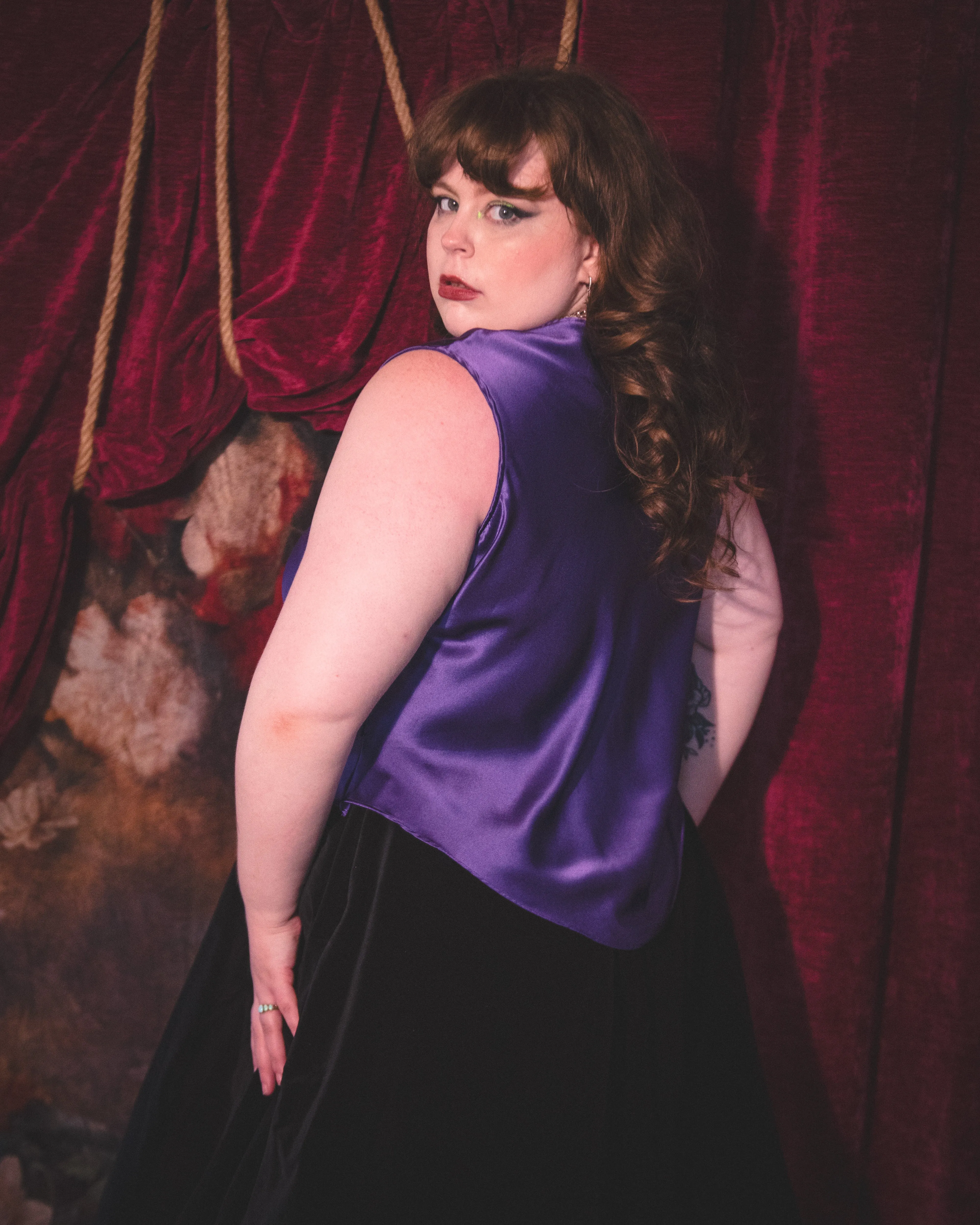 Riona Silk Top sold by Haus Dahlia product image thumbnail 4