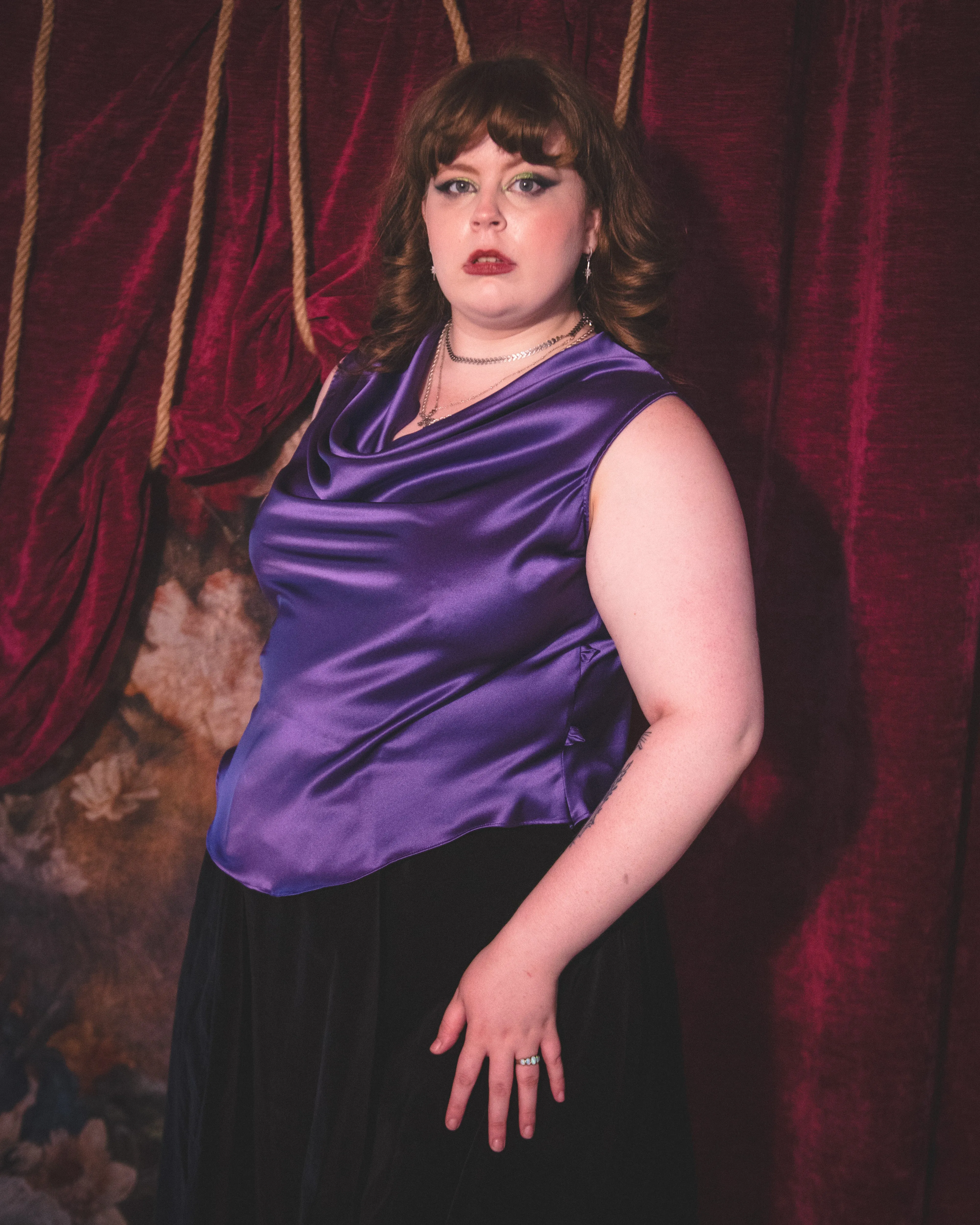 Riona Silk Top sold by Haus Dahlia product image thumbnail 2