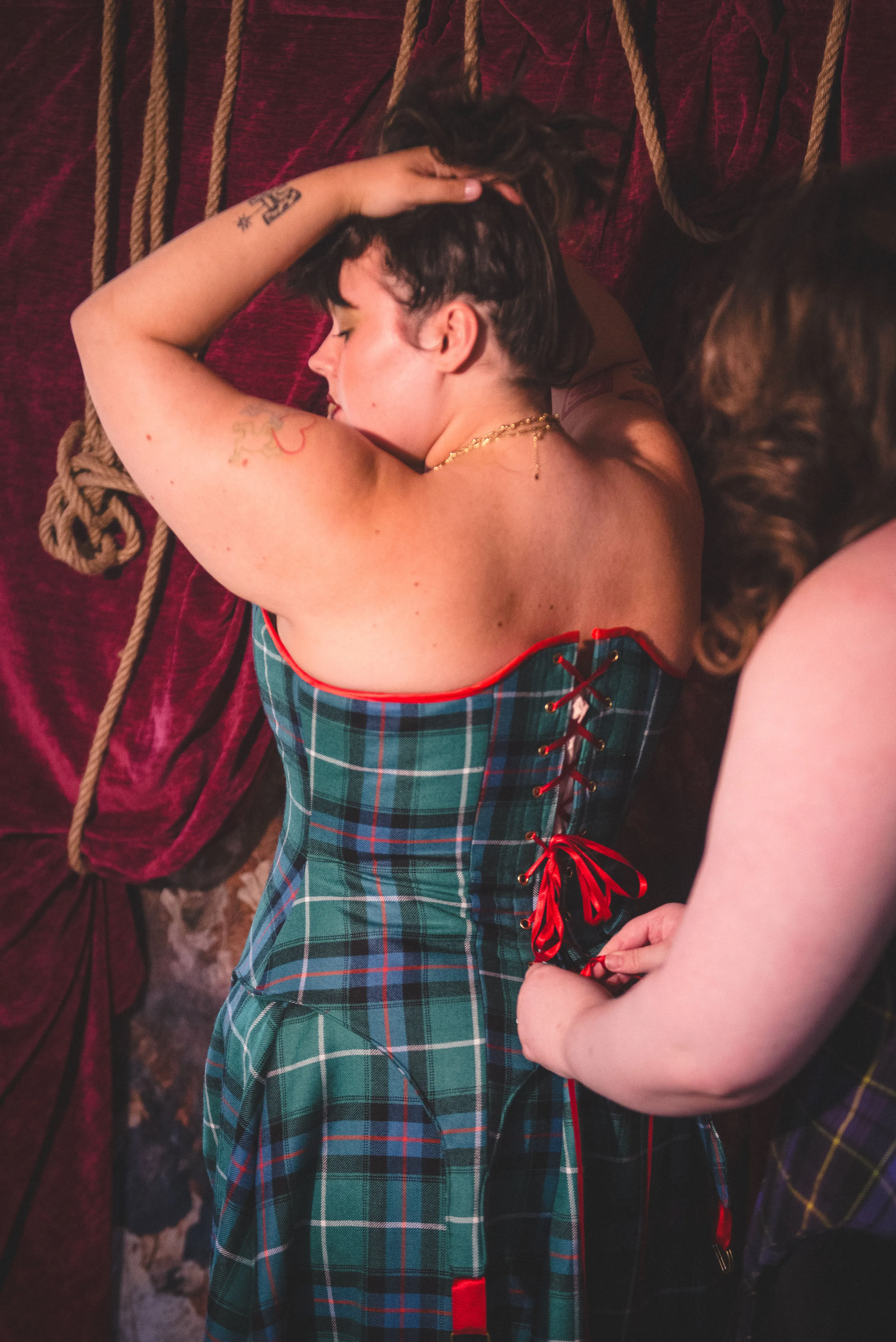 Callie Suspender Corset sold by Haus Dahlia product image thumbnail 5