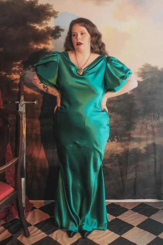 Persephone Silk Dress made by Haus Dahlia