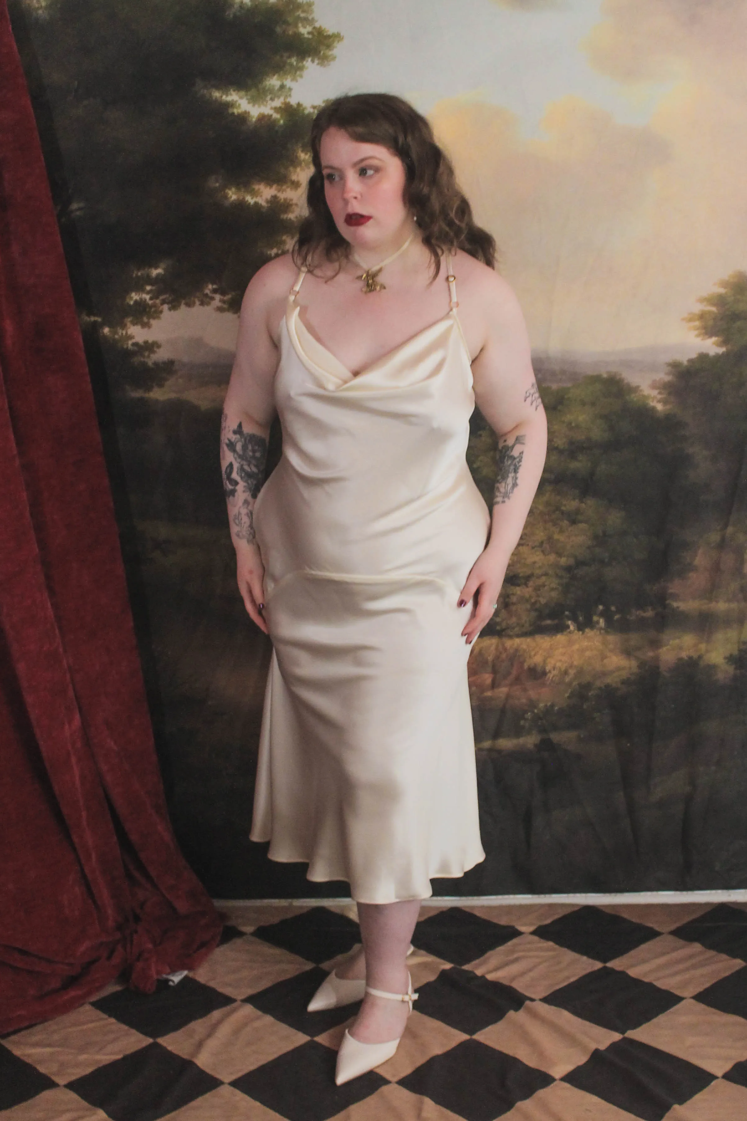 Janet Slip Dress sold by Haus Dahlia