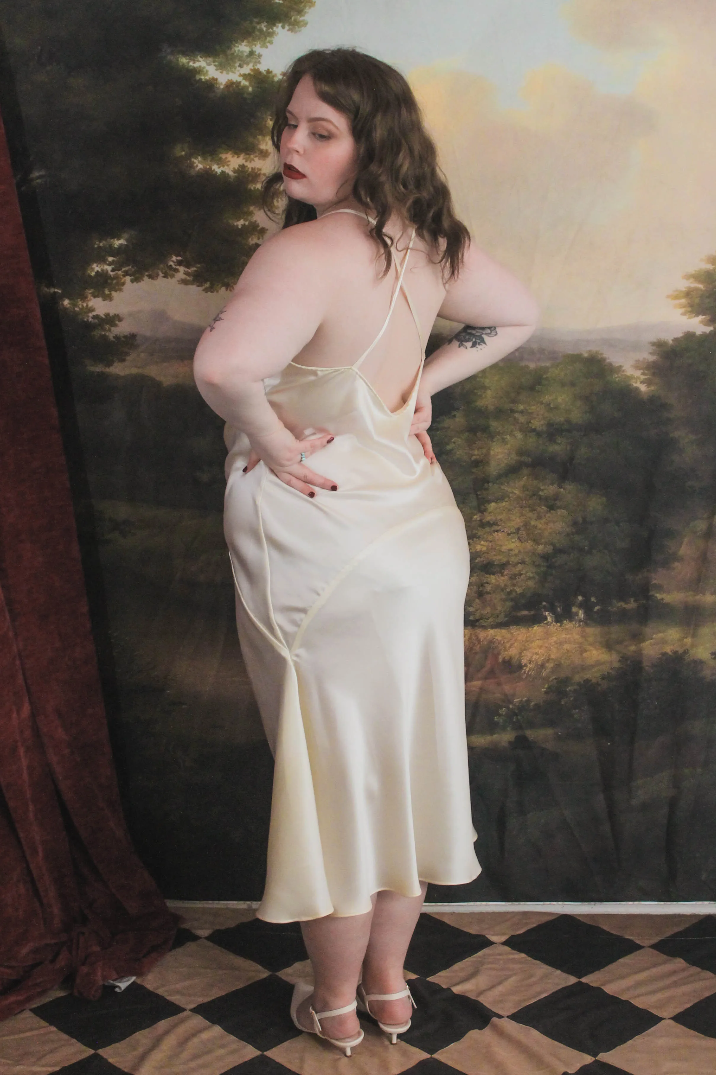 Janet Slip Dress sold by Haus Dahlia product image thumbnail 4