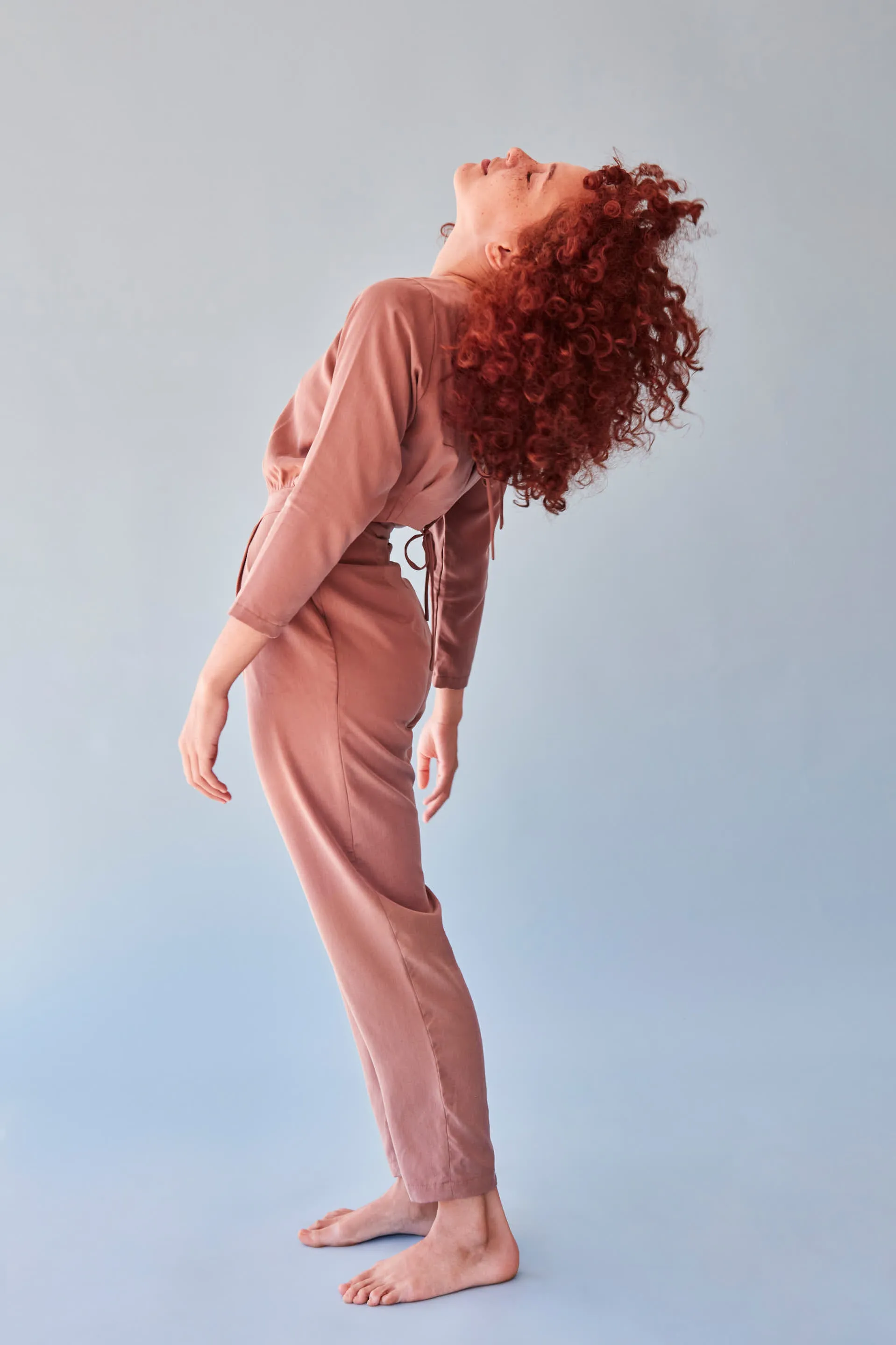 The Bringing Sexy Back ezp® Jumpsuit Rose Lyocell sold by Leim product image thumbnail 3