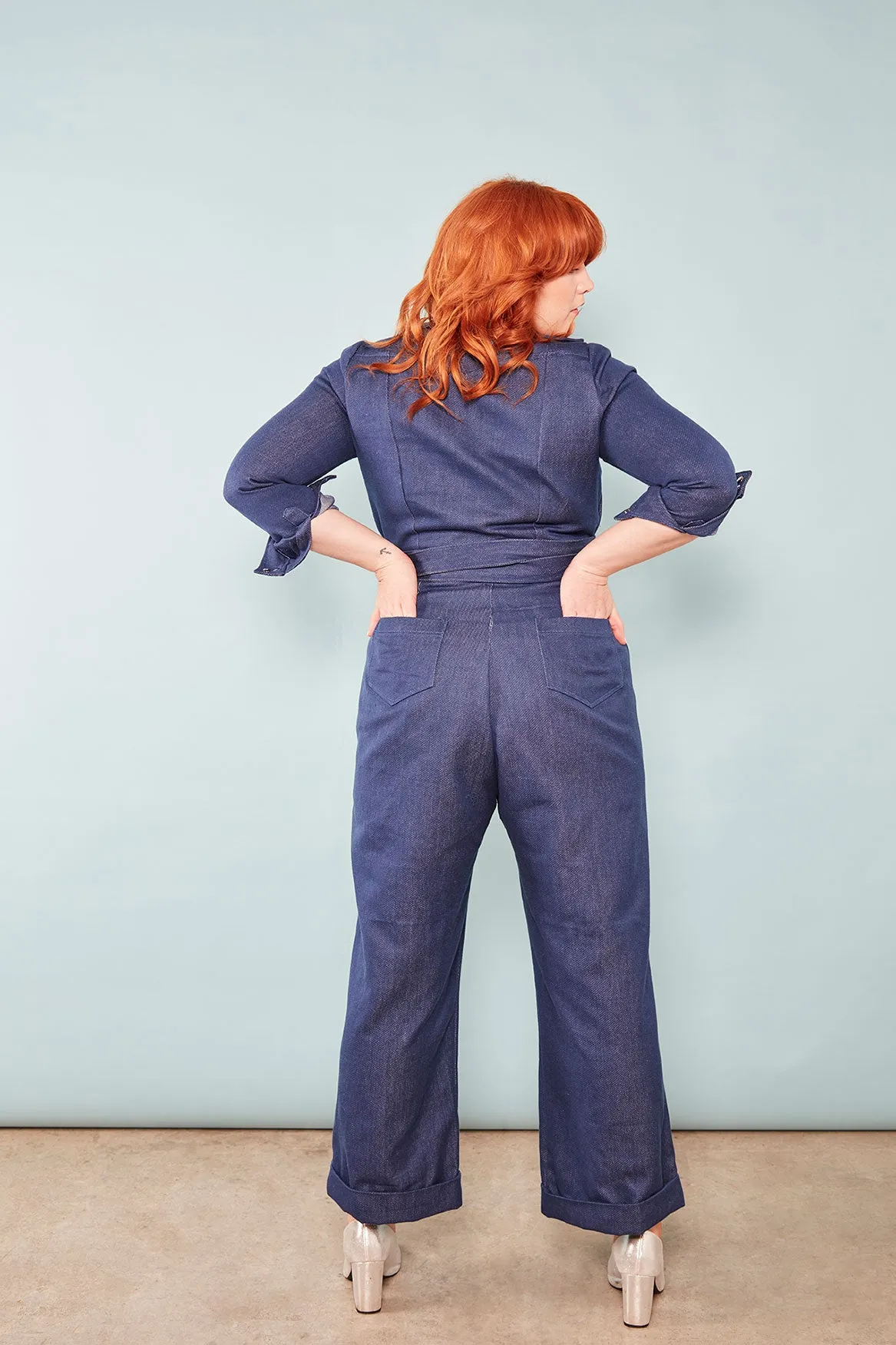 The Alex ezp® Boilersuit Indigo Organic Denim sold by Leim product image thumbnail 4