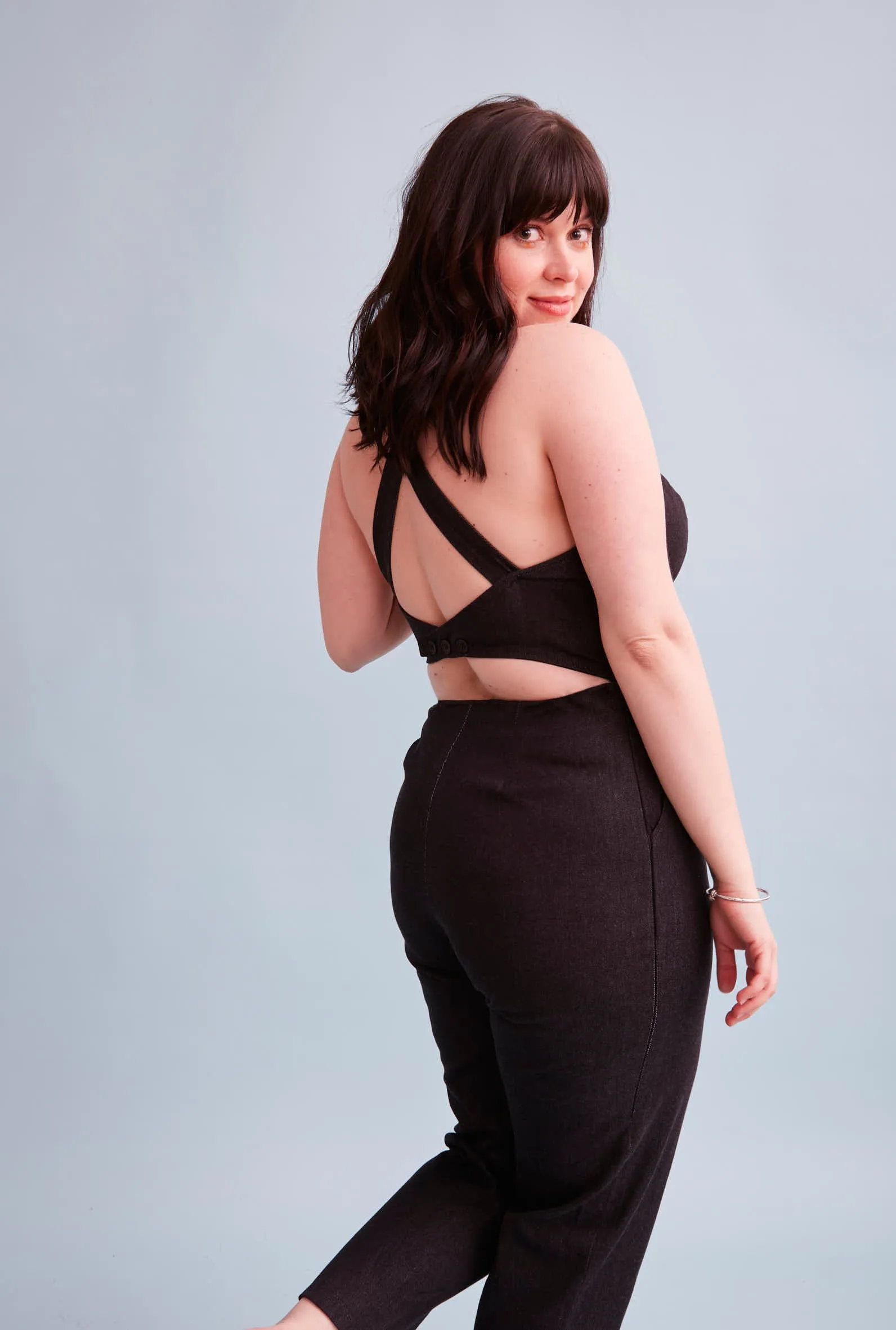 The Sisterhood ezp® Jumpsuit Black Organic Denim sold by Leim product image thumbnail 3