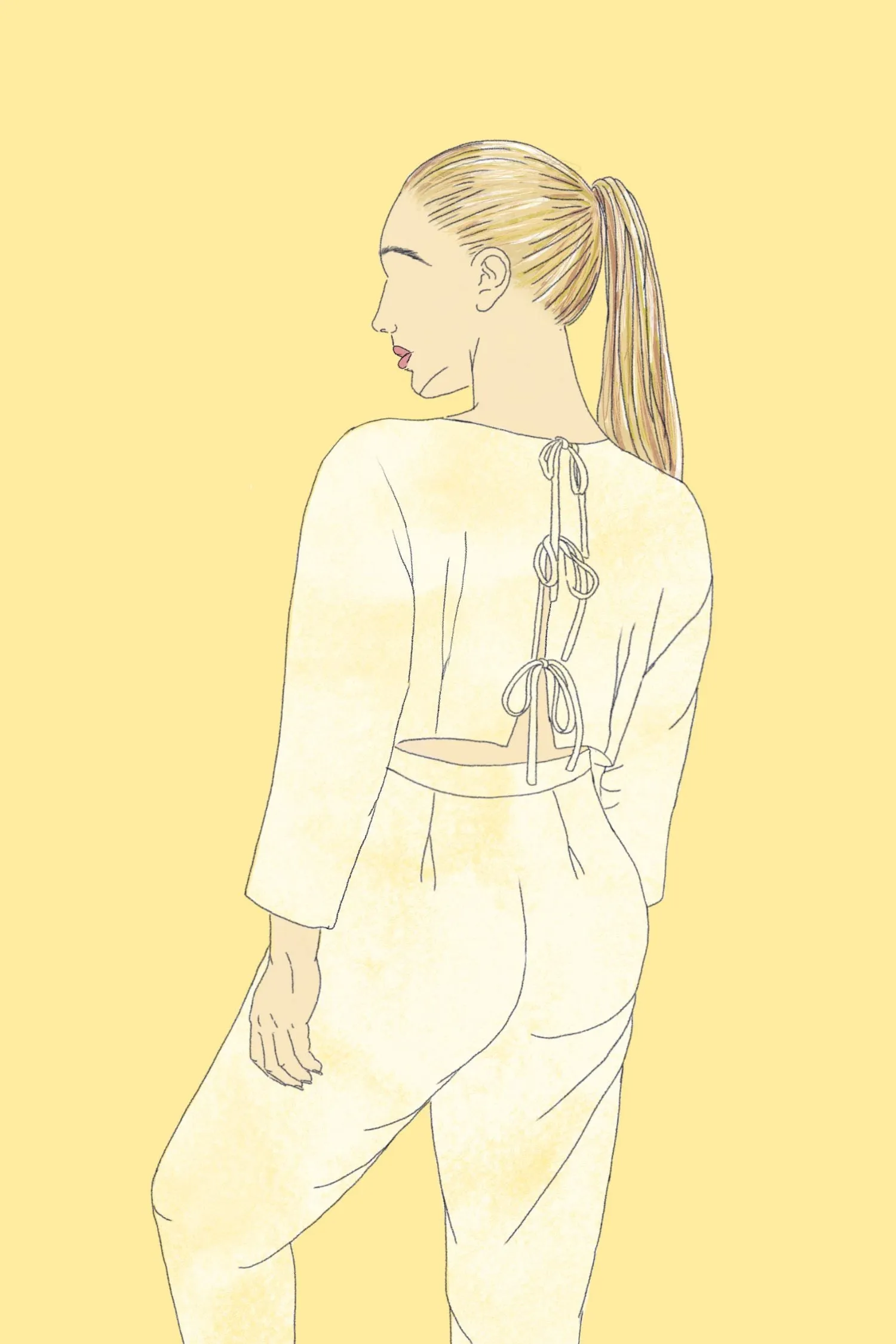 The Bringing Sexy Back PDF Sewing Pattern sold by Leim product image thumbnail 3