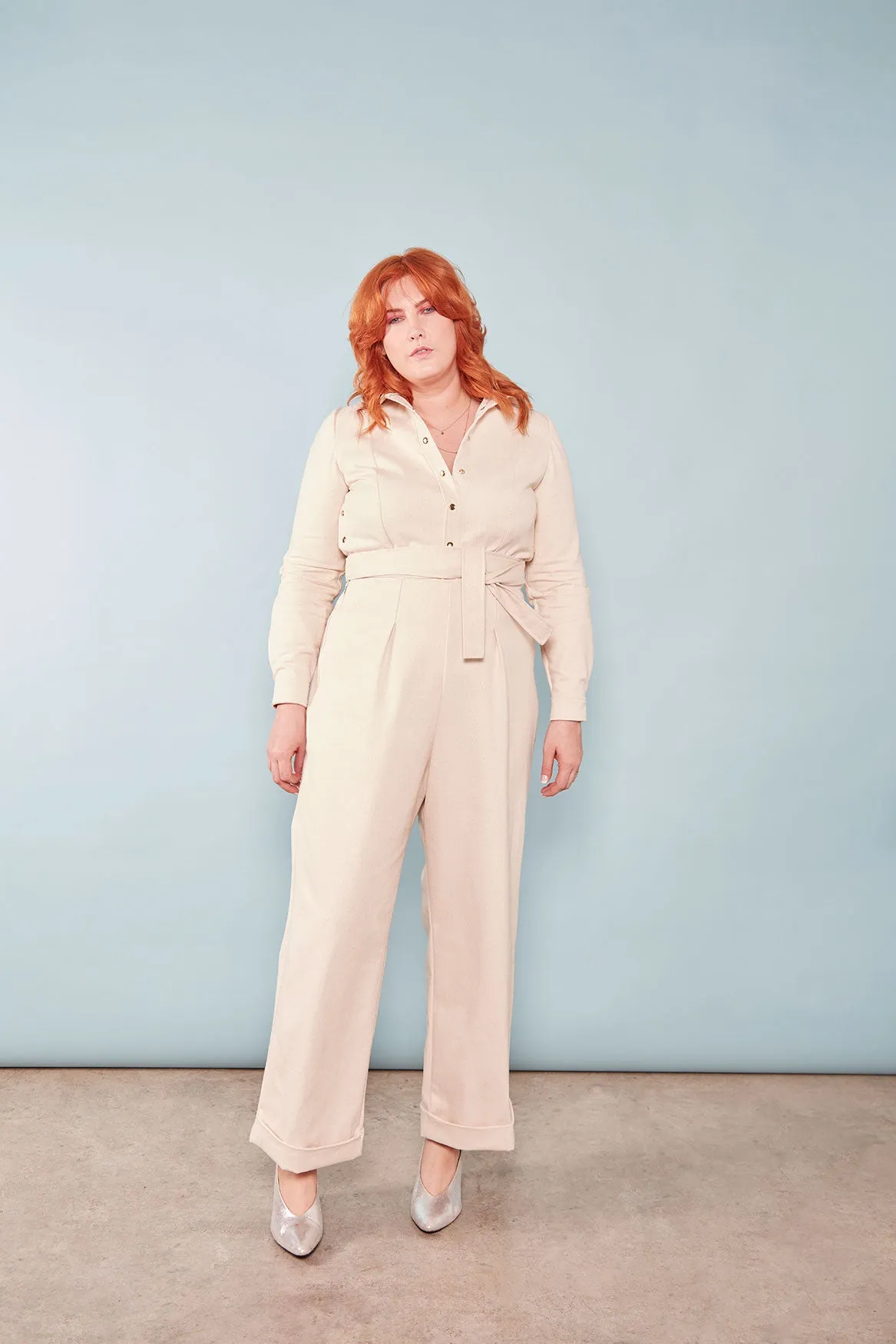 The Alex ezp® Boilersuit Ecru Organic Denim sold by Leim product image thumbnail 3