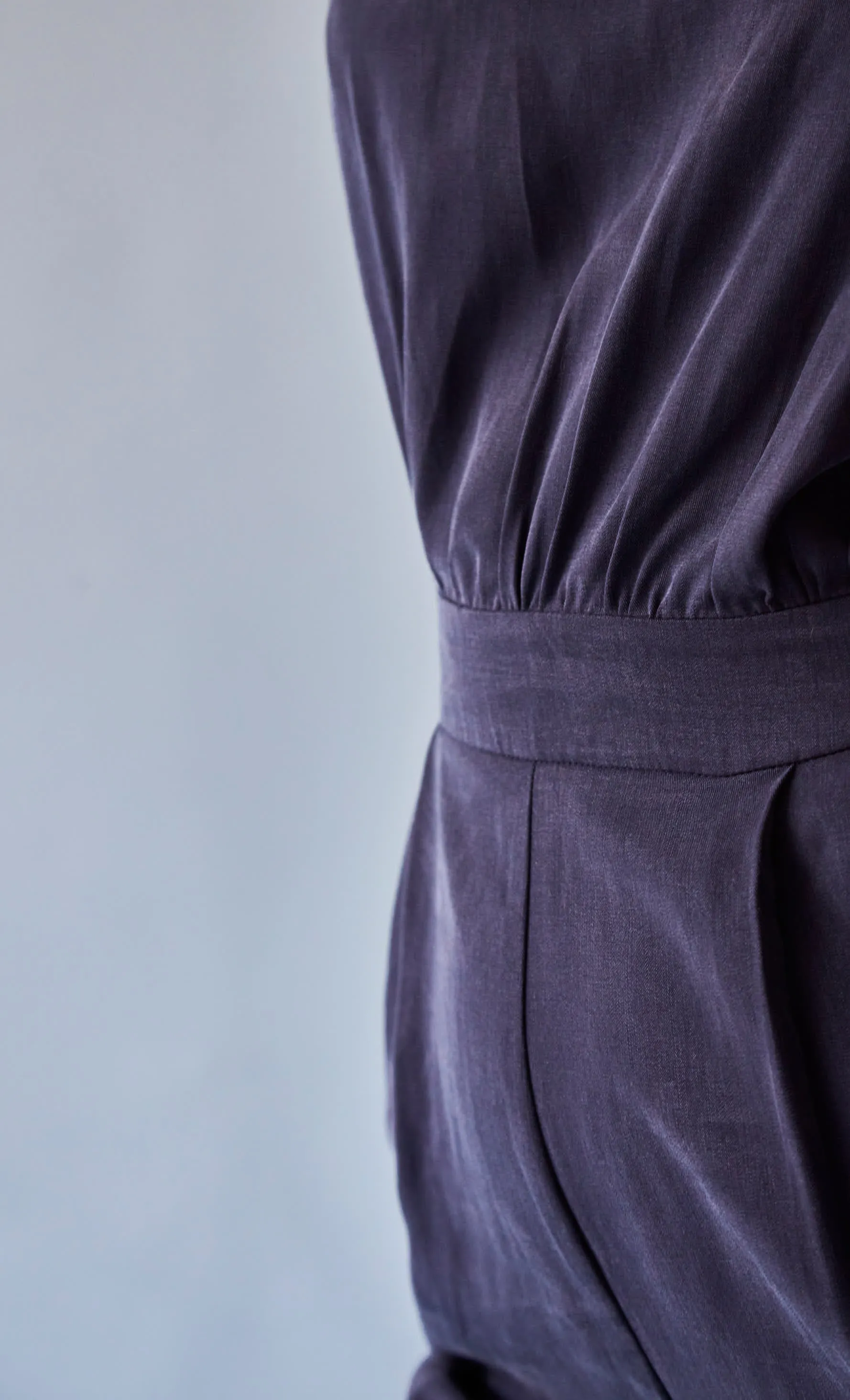 The Bringing Sexy Back ezp® Jumpsuit Navy Lyocell sold by Leim product image thumbnail 5