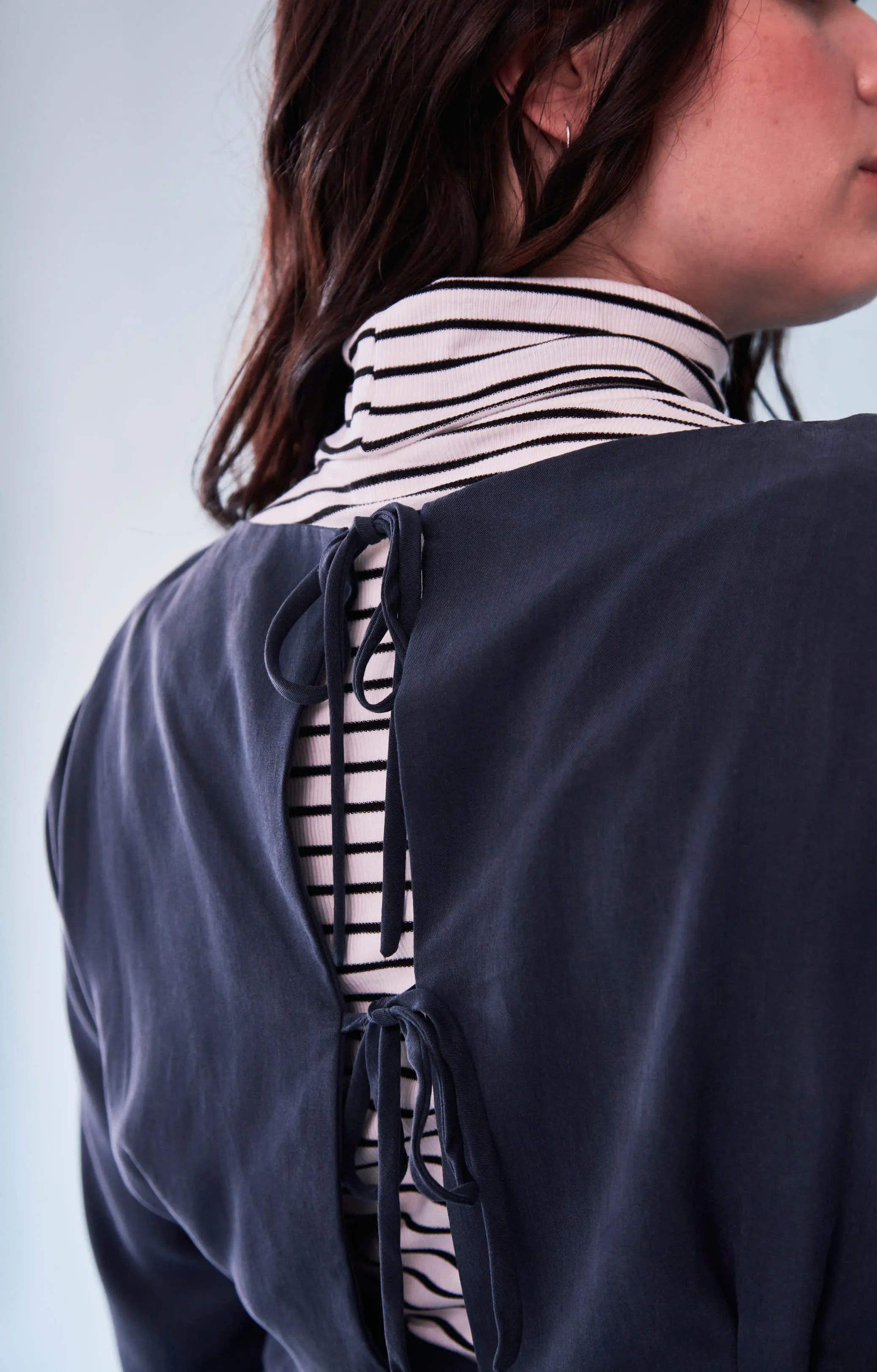 The Bringing Sexy Back ezp® Jumpsuit Navy Lyocell sold by Leim product image thumbnail 4