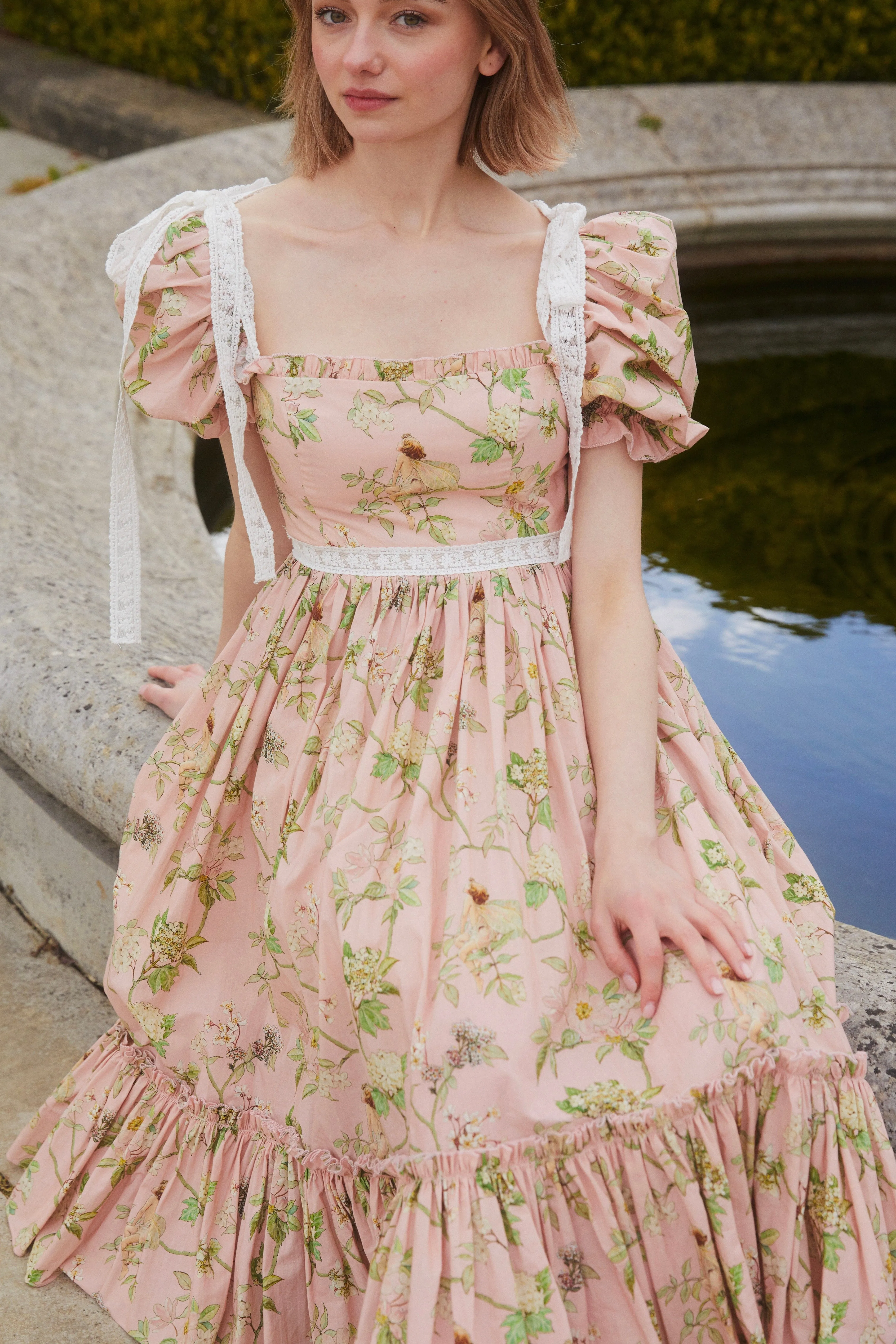 Garden Fairies Magic Midi Dress - Veiled Rose sold by fairy tong product image thumbnail 3