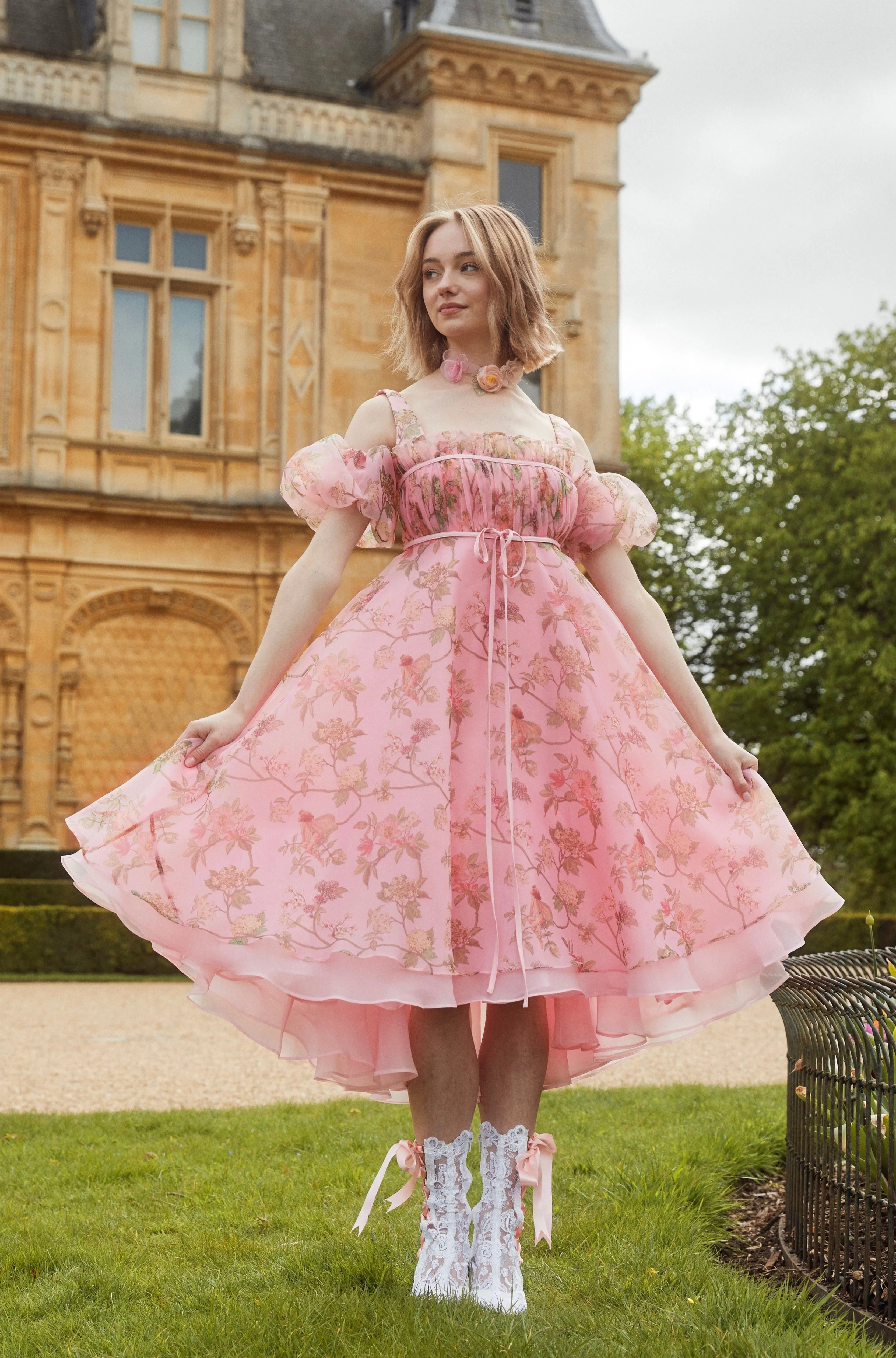 Sweet Jasmine Fairy Midi Dress sold by fairy tong