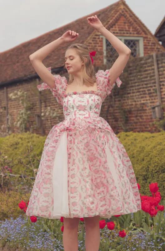 Flowerland Midi Dress sold by fairy tong