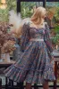 Wild Meadow Magic Midi Dress - Vibrant Floral sold by fairy tong