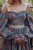 Wild Meadow Magic Midi Dress - Vibrant Floral sold by fairy tong
