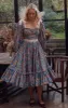 Wild Meadow Magic Midi Dress - Vibrant Floral sold by fairy tong