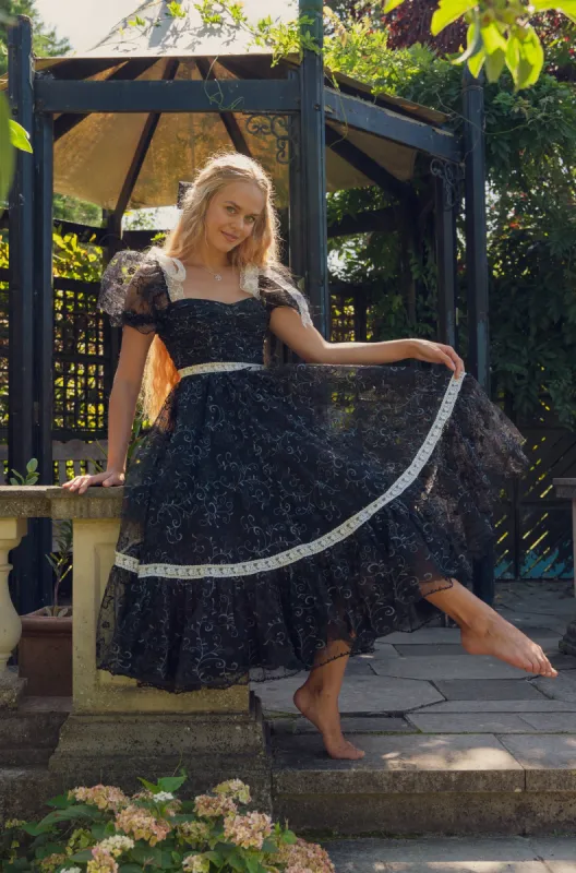 Black Magic Midi Dress sold by fairy tong