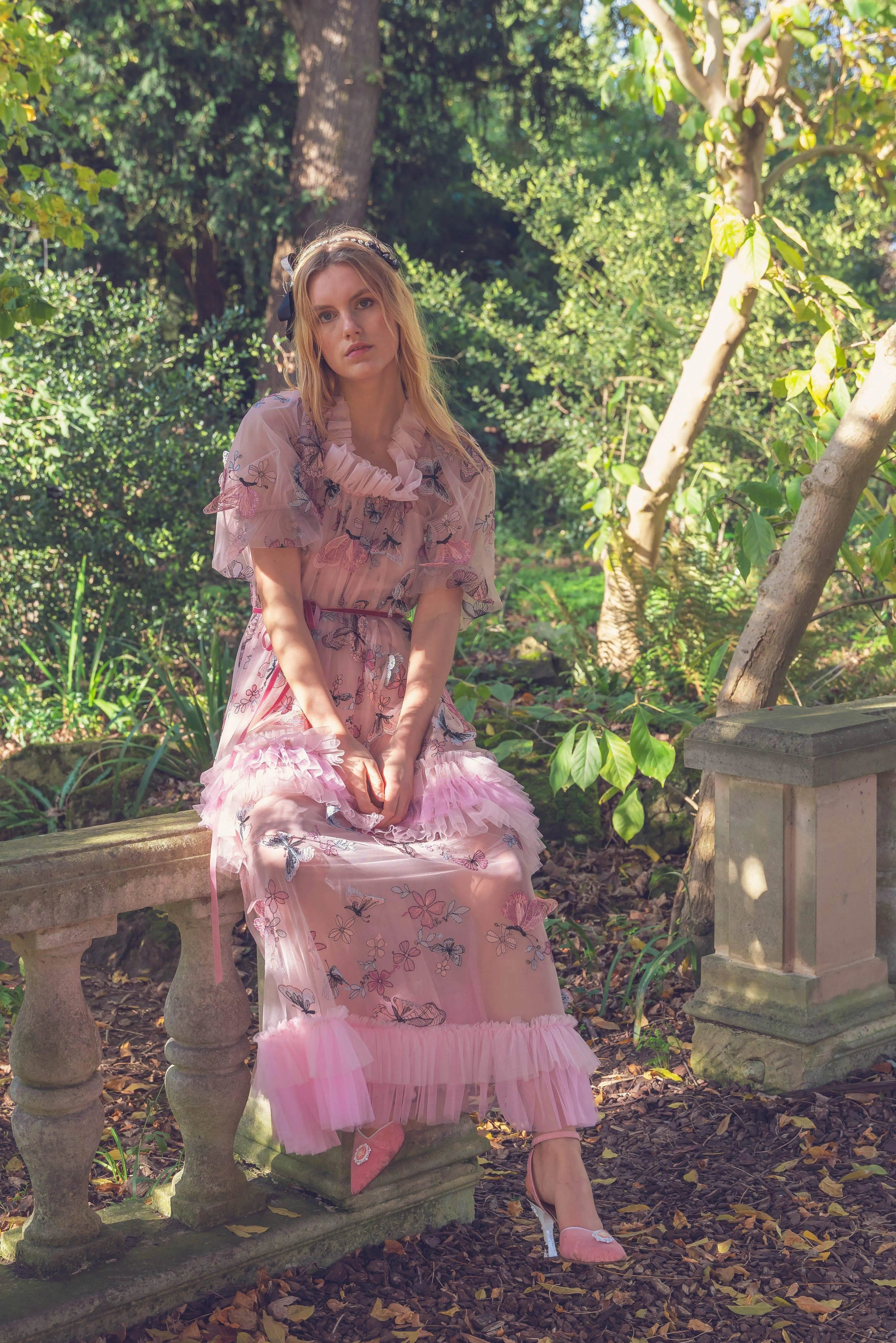 Butterfly Dream Maxi Dress sold by fairy tong product image thumbnail 3