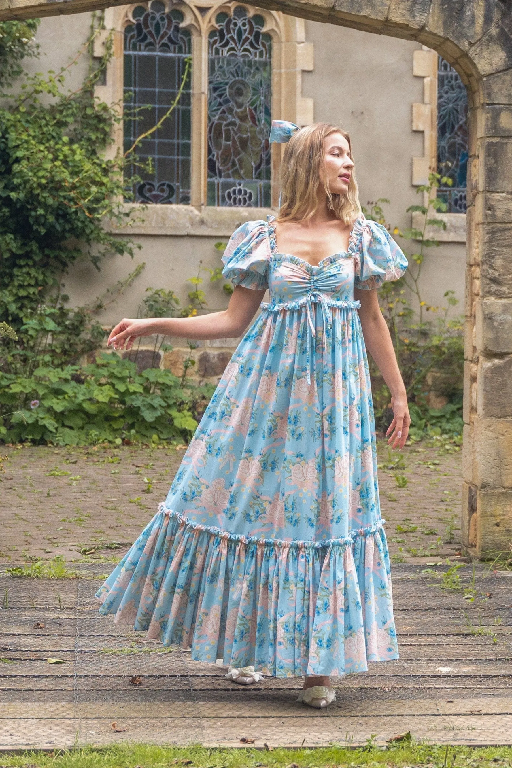 Rose Harmony Maxi Dress sold by fairy tong product image thumbnail 4