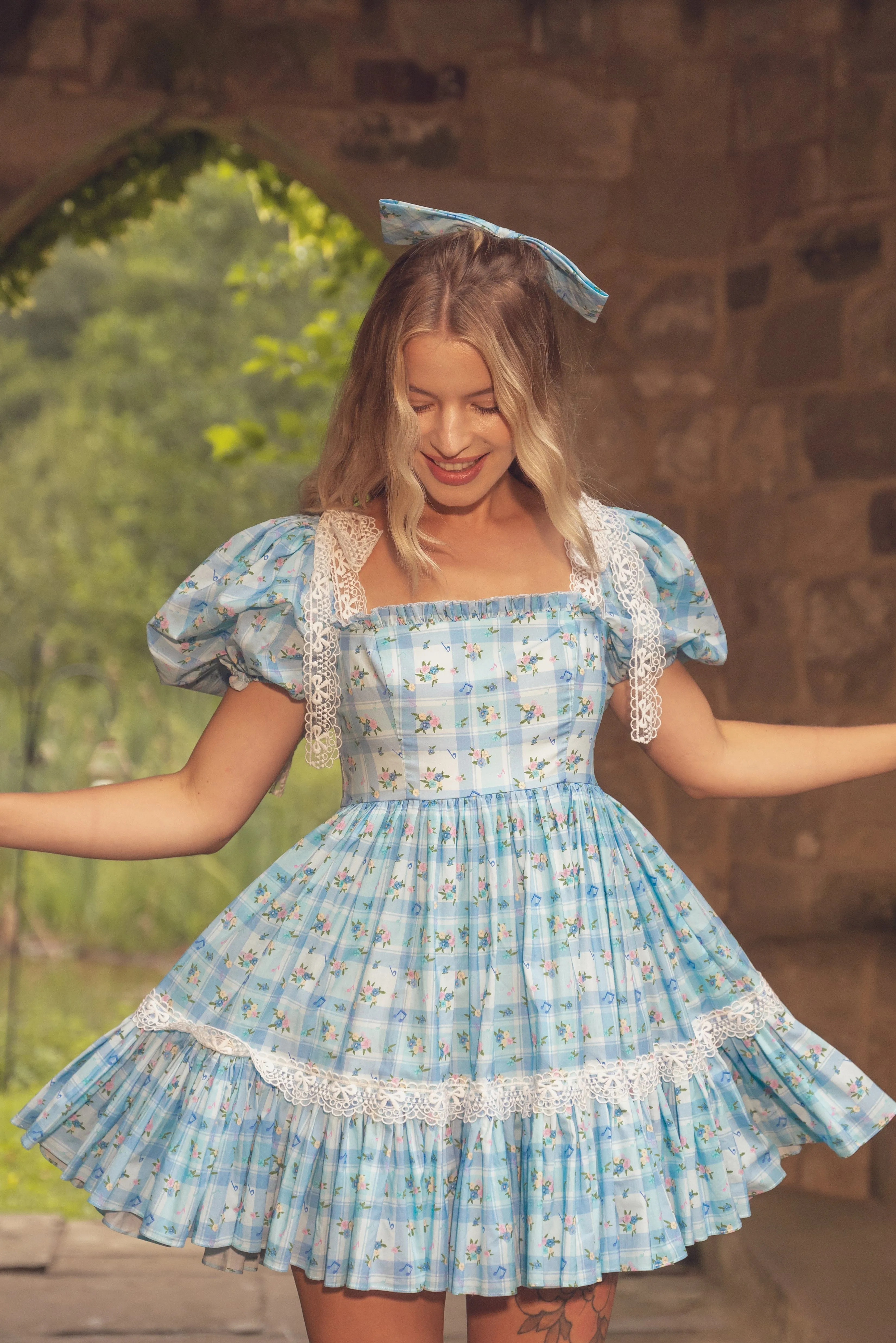 Picnic Melody Mini Dress sold by fairy tong product image thumbnail 5