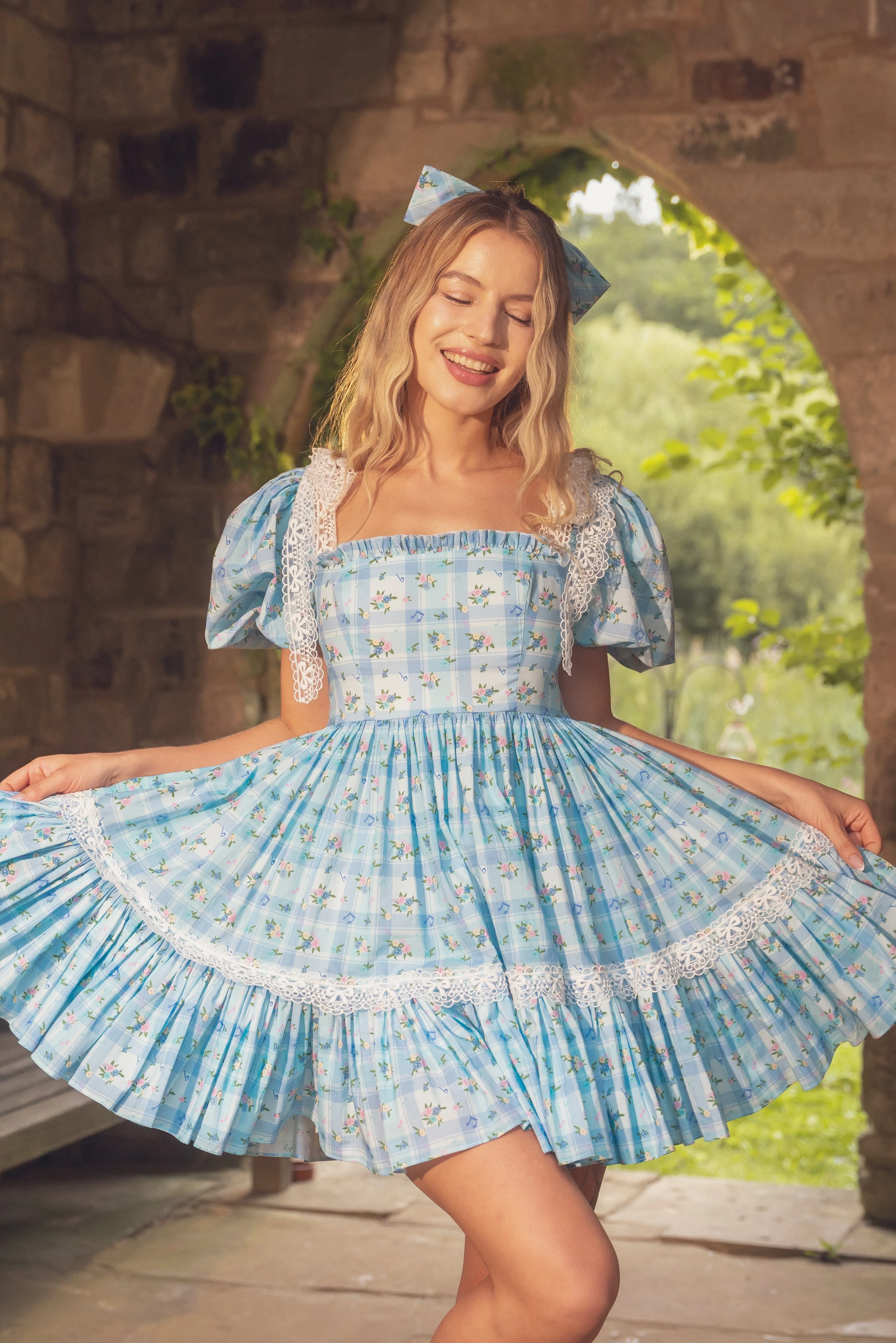 Picnic Melody Mini Dress sold by fairy tong