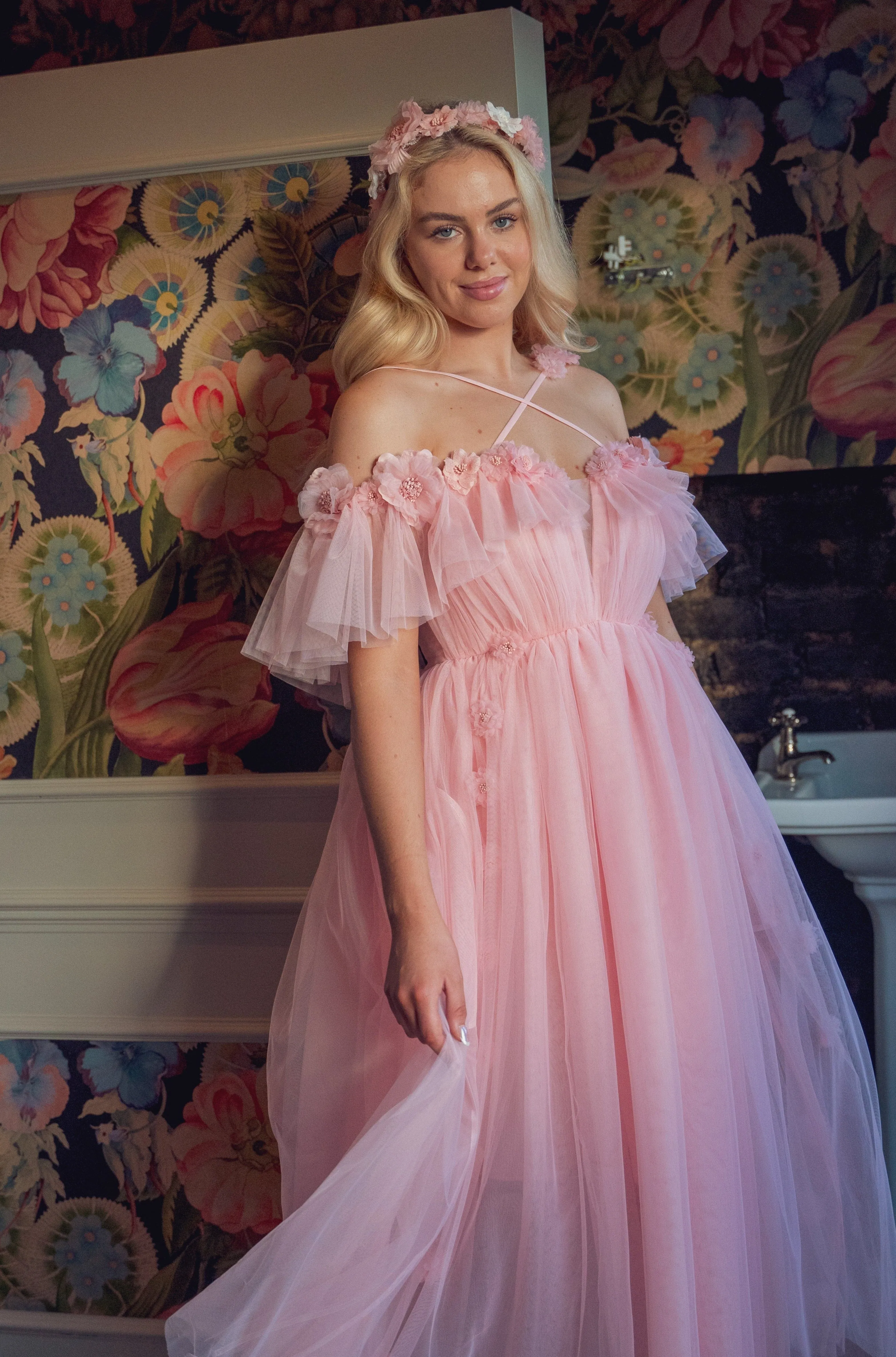 Flora Whisper Gown - Rose Pink sold by fairy tong product image thumbnail 5