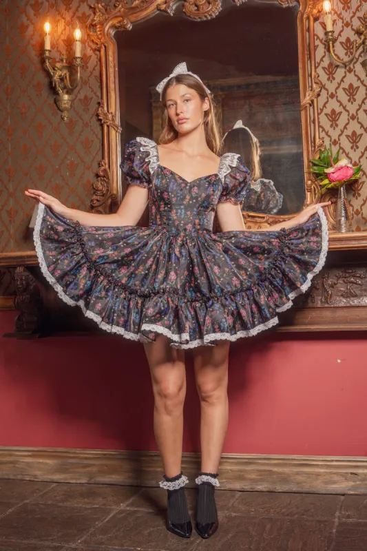 Meadow Nocturne Mini Dress sold by fairy tong