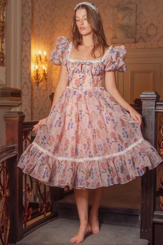 Meadow Minuet Midi Dress sold by fairy tong