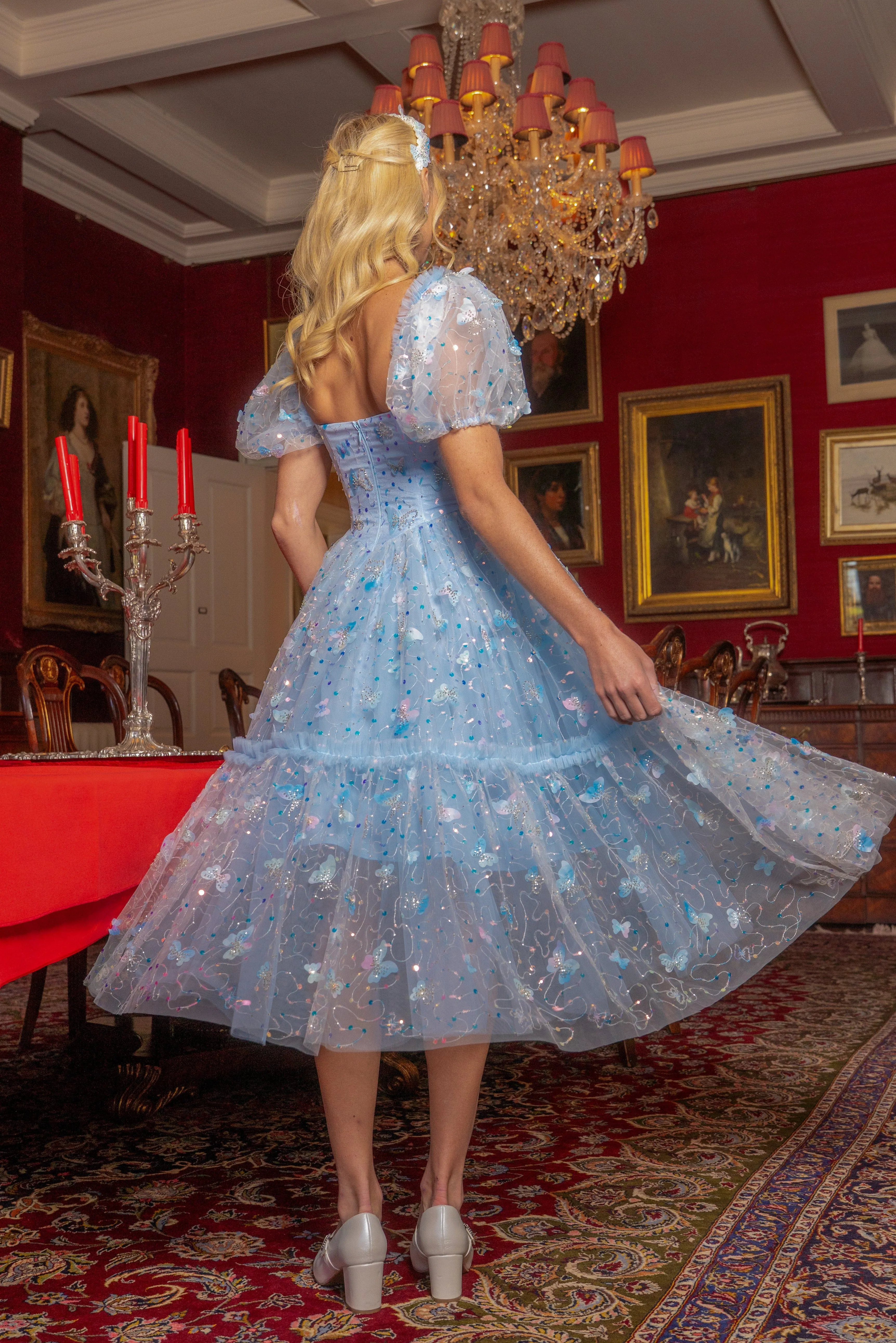 Fairy Hairstreak Midi Dress sold by fairy tong product image thumbnail 4