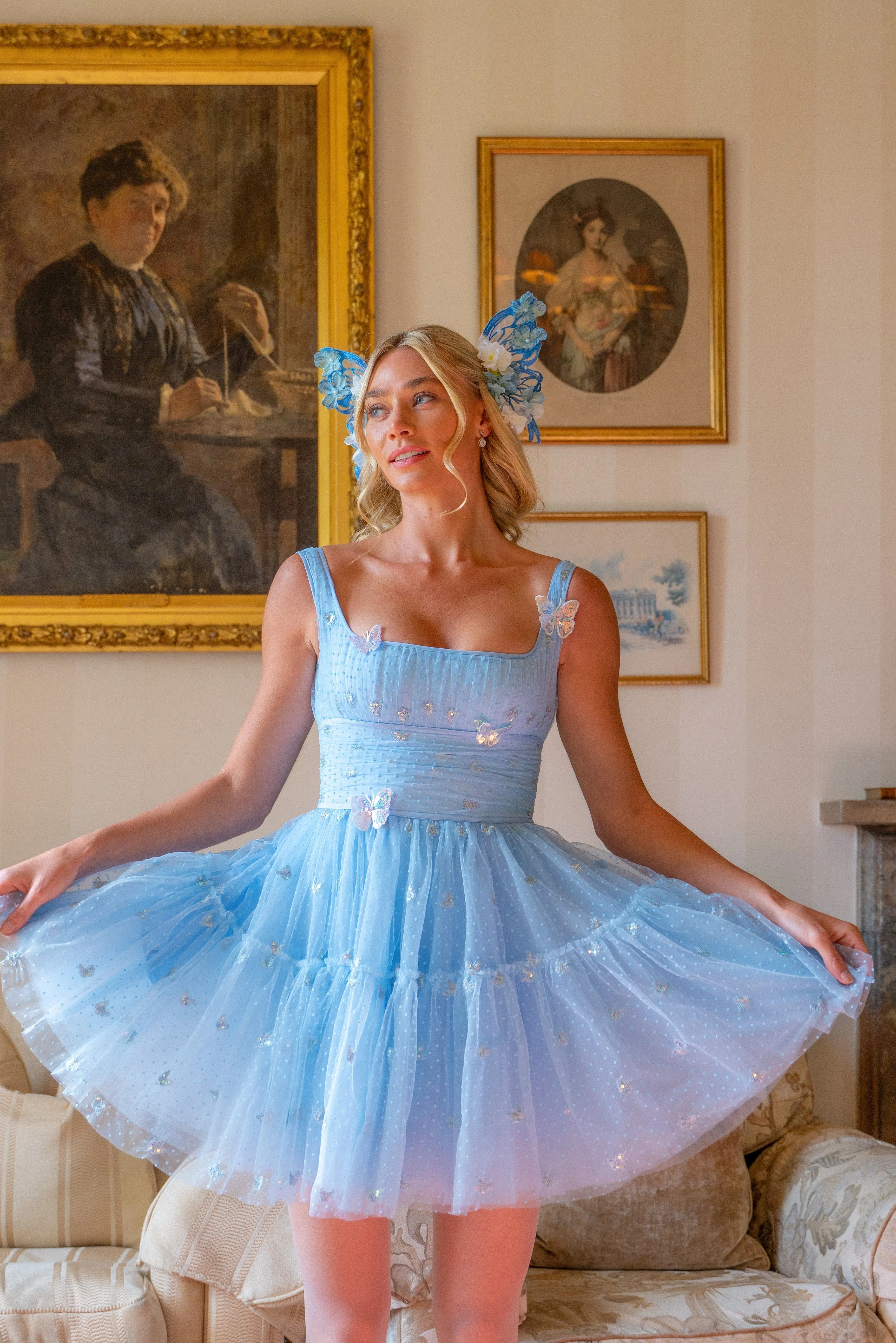 Dewdrop Butterfly Mini Dress sold by fairy tong product image thumbnail 5