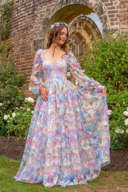 Water Lily & Butterfly Gown sold by fairy tong