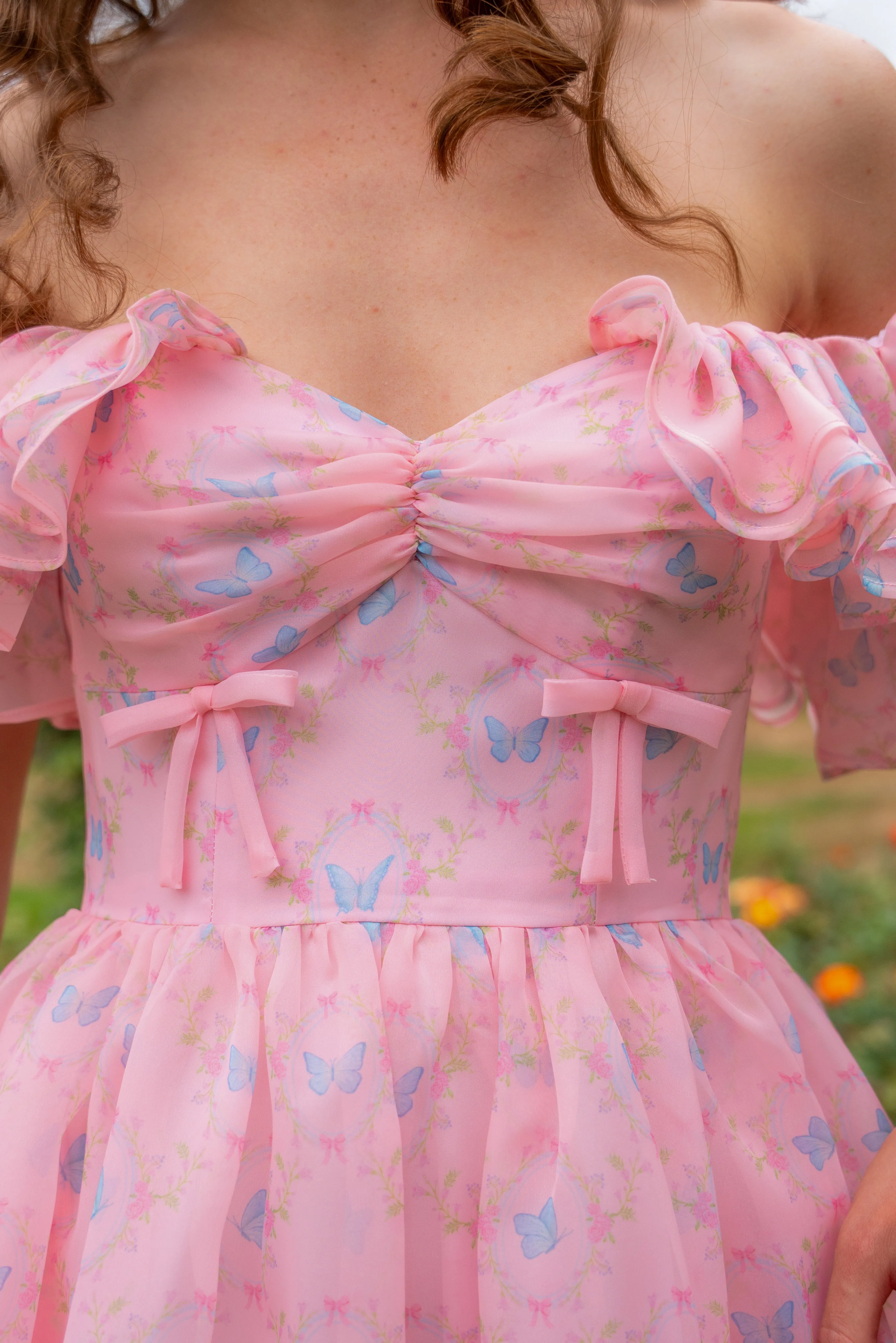 Rose Wing Midi Dress sold by fairy tong product image thumbnail 4