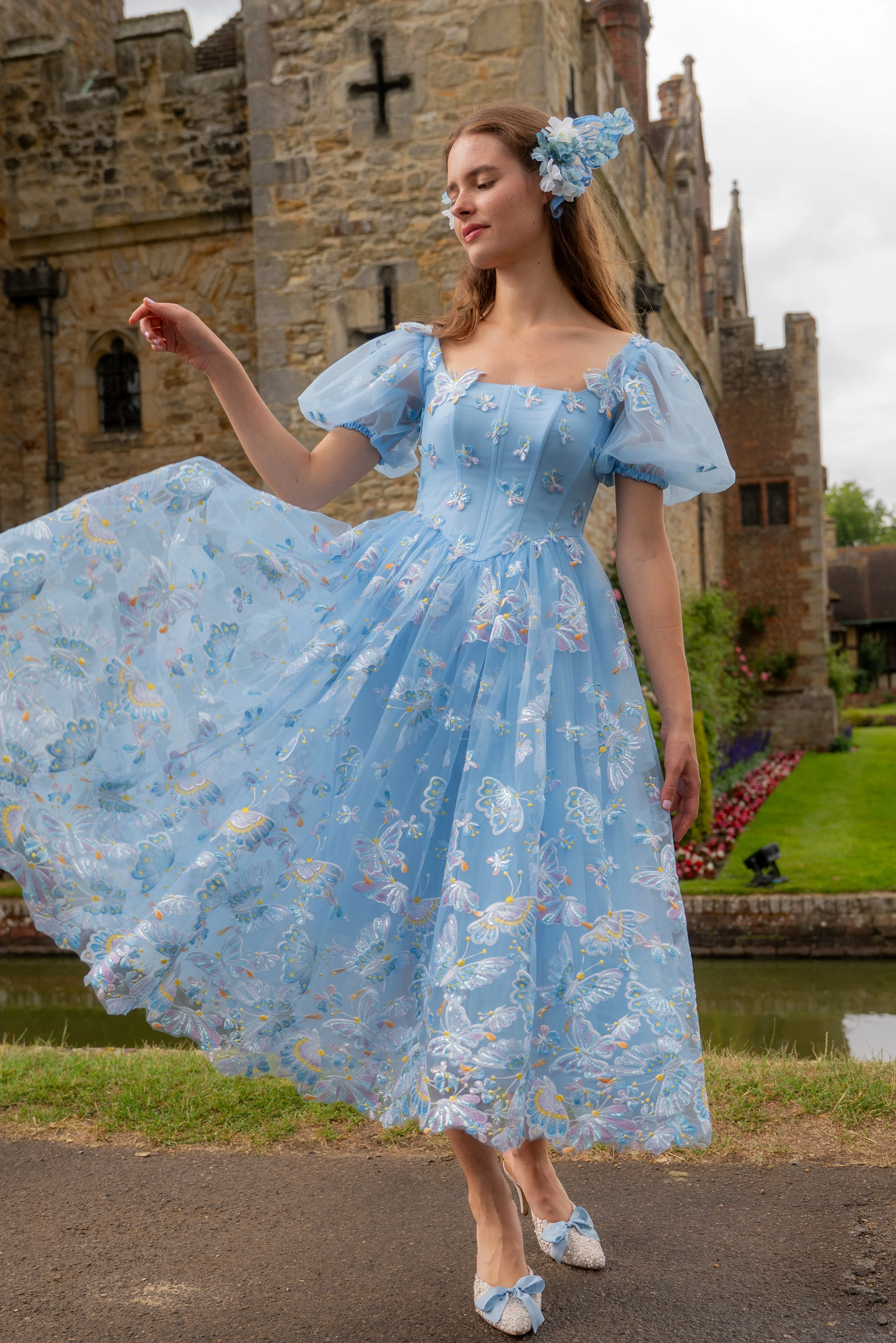 Butterfly Paradise Midi Dress sold by fairy tong