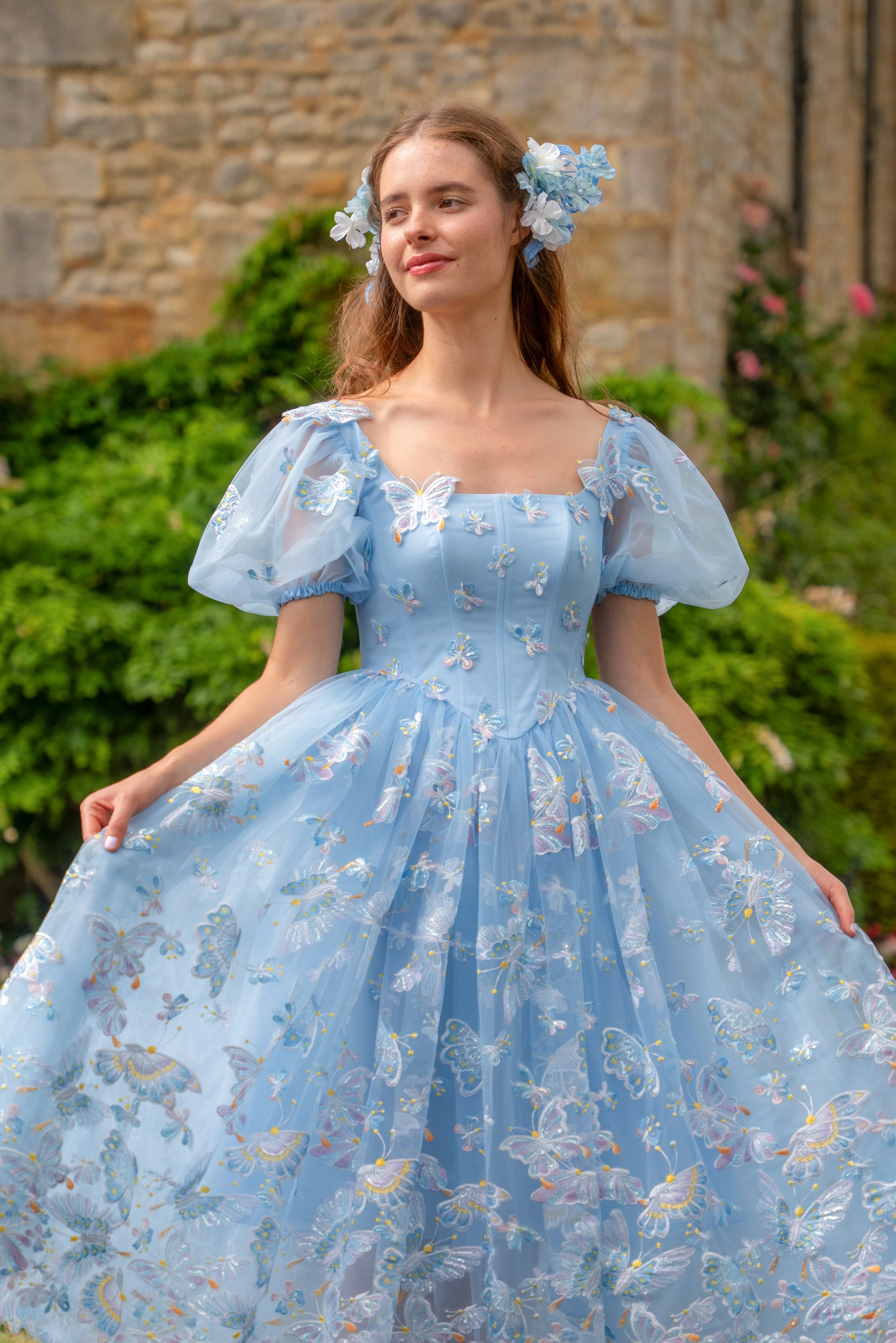 Butterfly Paradise Midi Dress sold by fairy tong product image thumbnail 3