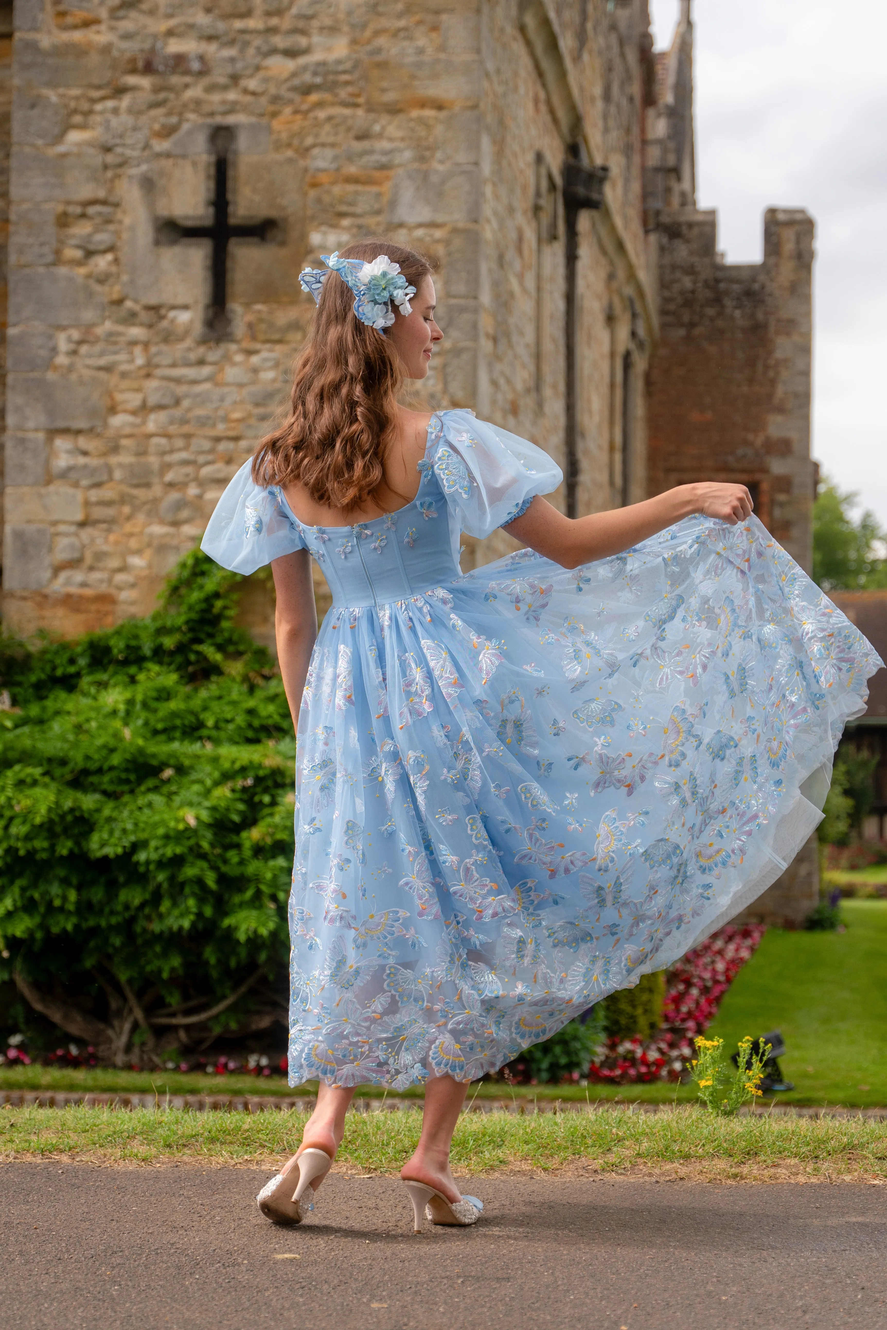 Butterfly Paradise Midi Dress sold by fairy tong product image thumbnail 4