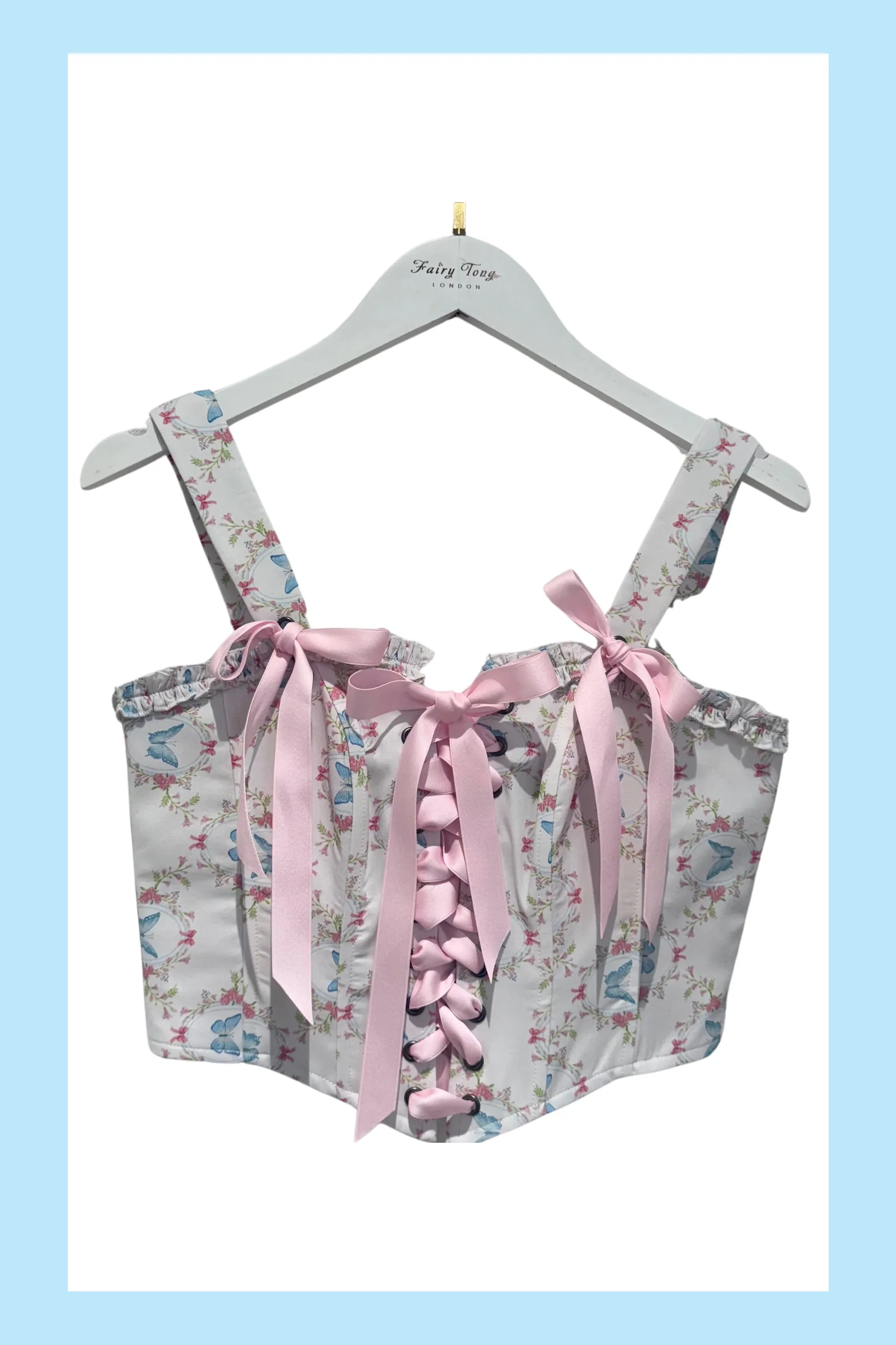 *Sample* Flutter Lace Bloom Corset sold by fairy tong