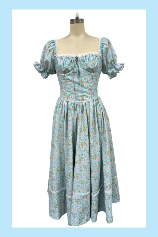 *Sample* Cottage Bloom Midi Dress sold by fairy tong