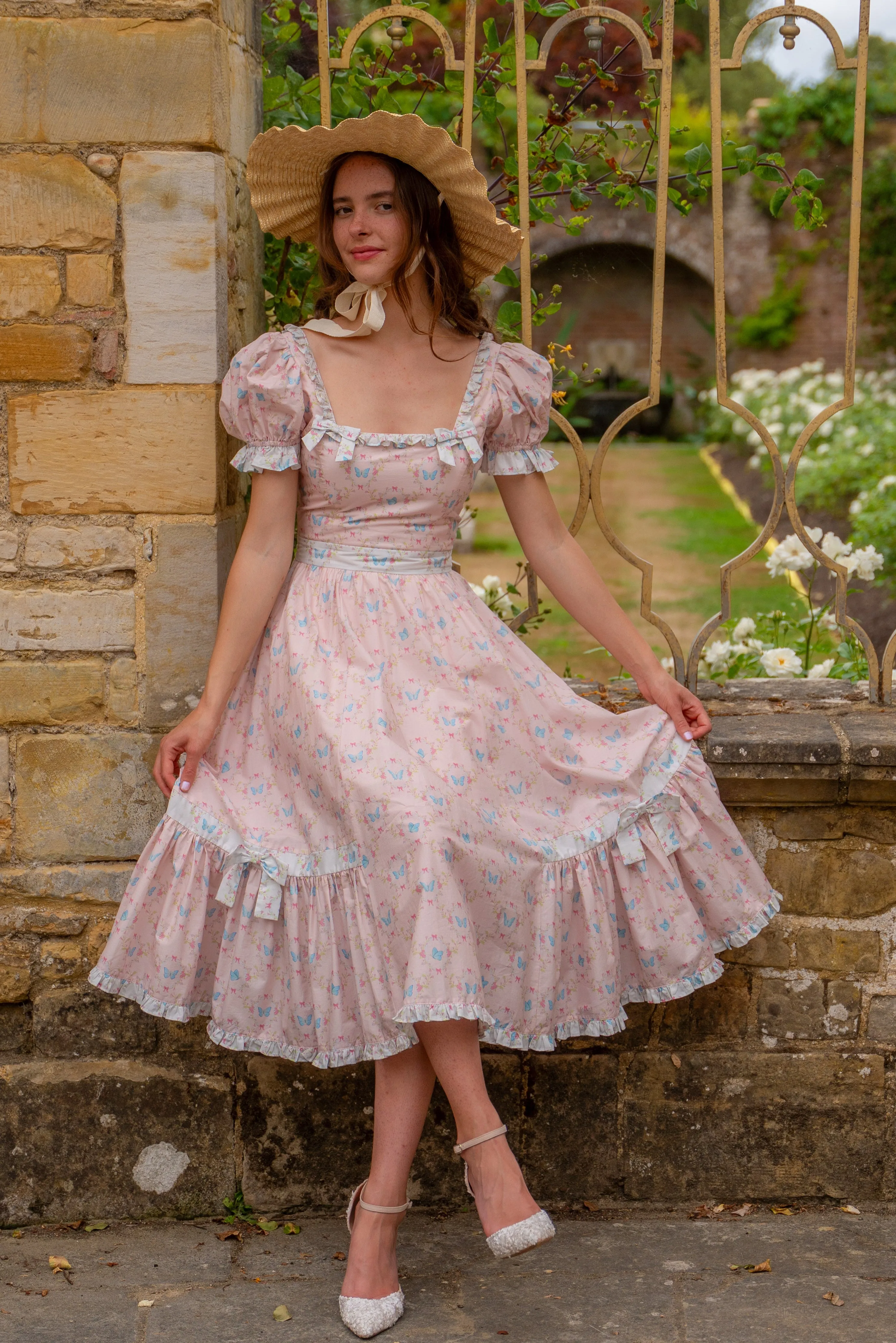 *Sample* Butterfly Garden Midi Dress sold by fairy tong product image thumbnail 3